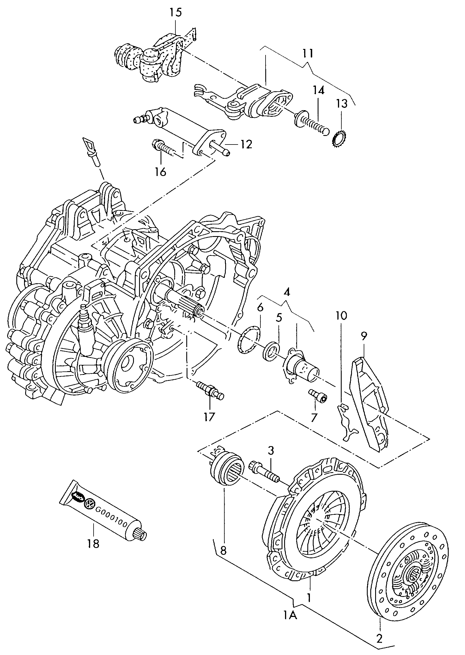 VW 074141025B - Clutch Kit onlydrive.pro