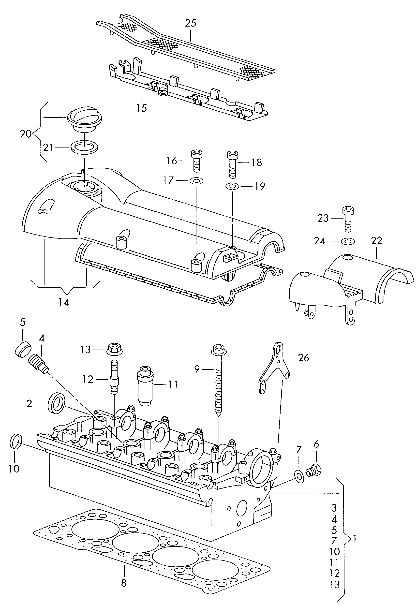 VAG 06B 103 485 C - Sealing Cap, oil filling port onlydrive.pro