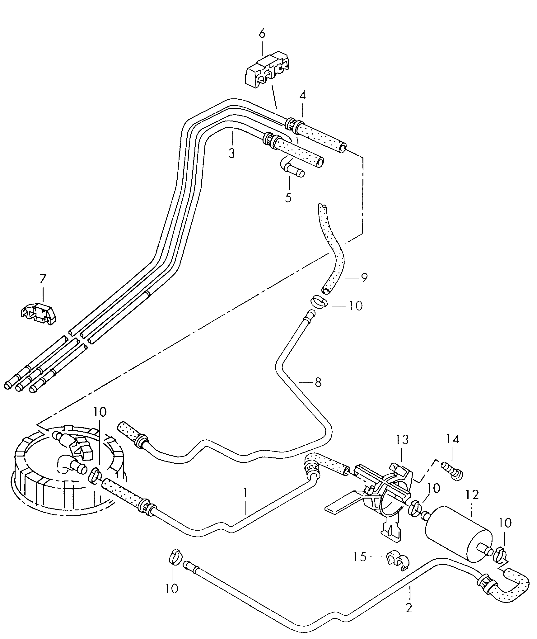 Seat 6N0 201 511 A - Fuel filter onlydrive.pro