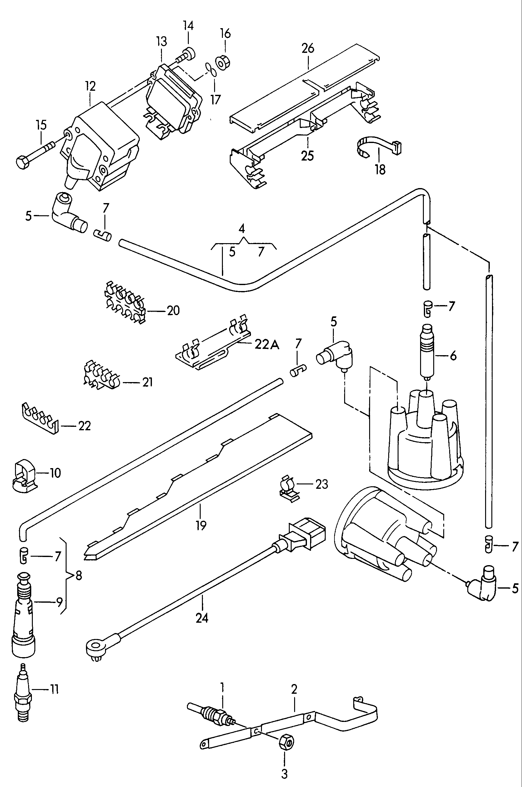 VAG 101 000 036 AA - Aizdedzes svece onlydrive.pro