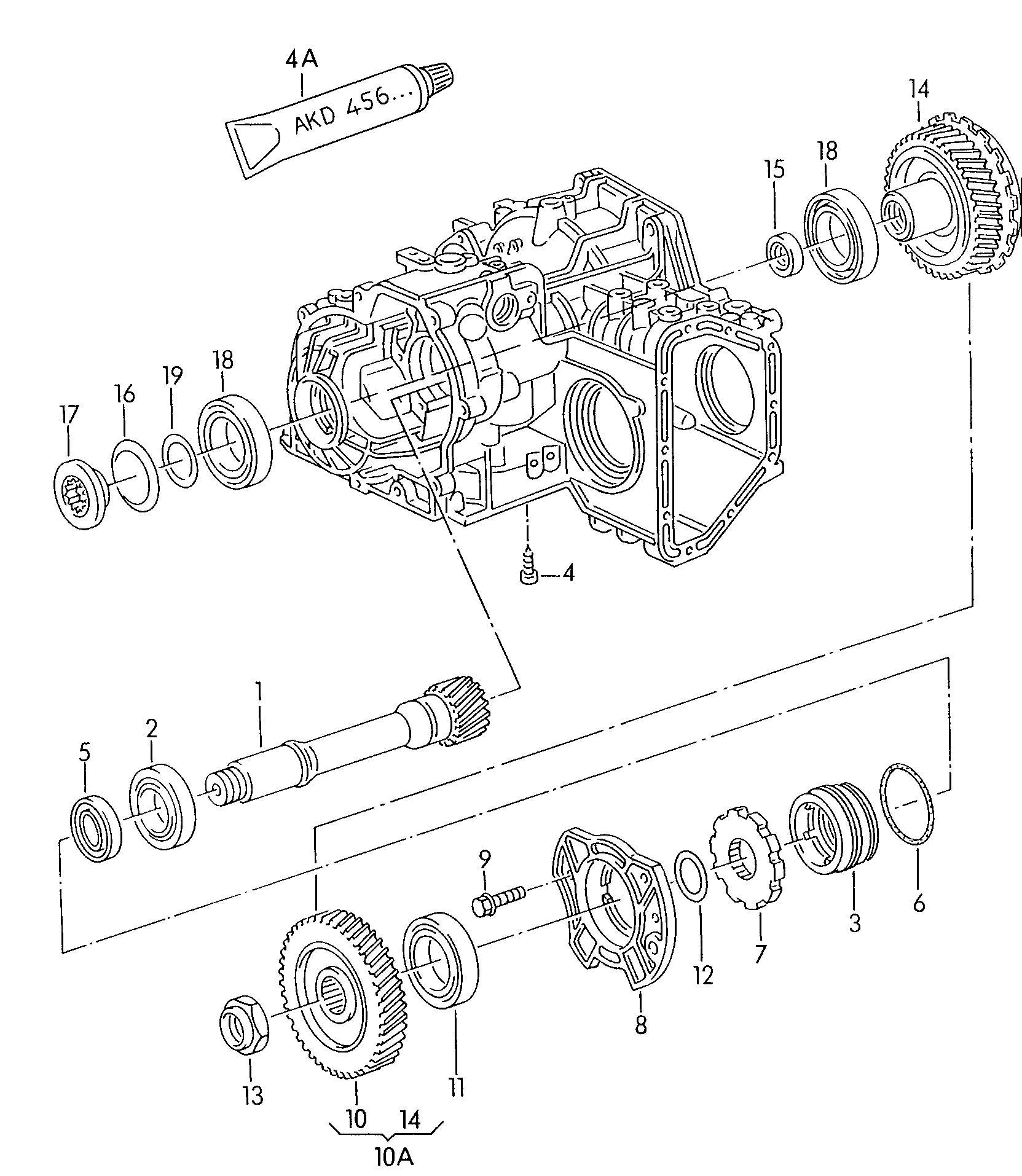 VW 003 519 185 - Korjaussarja, man. vaihteisto onlydrive.pro