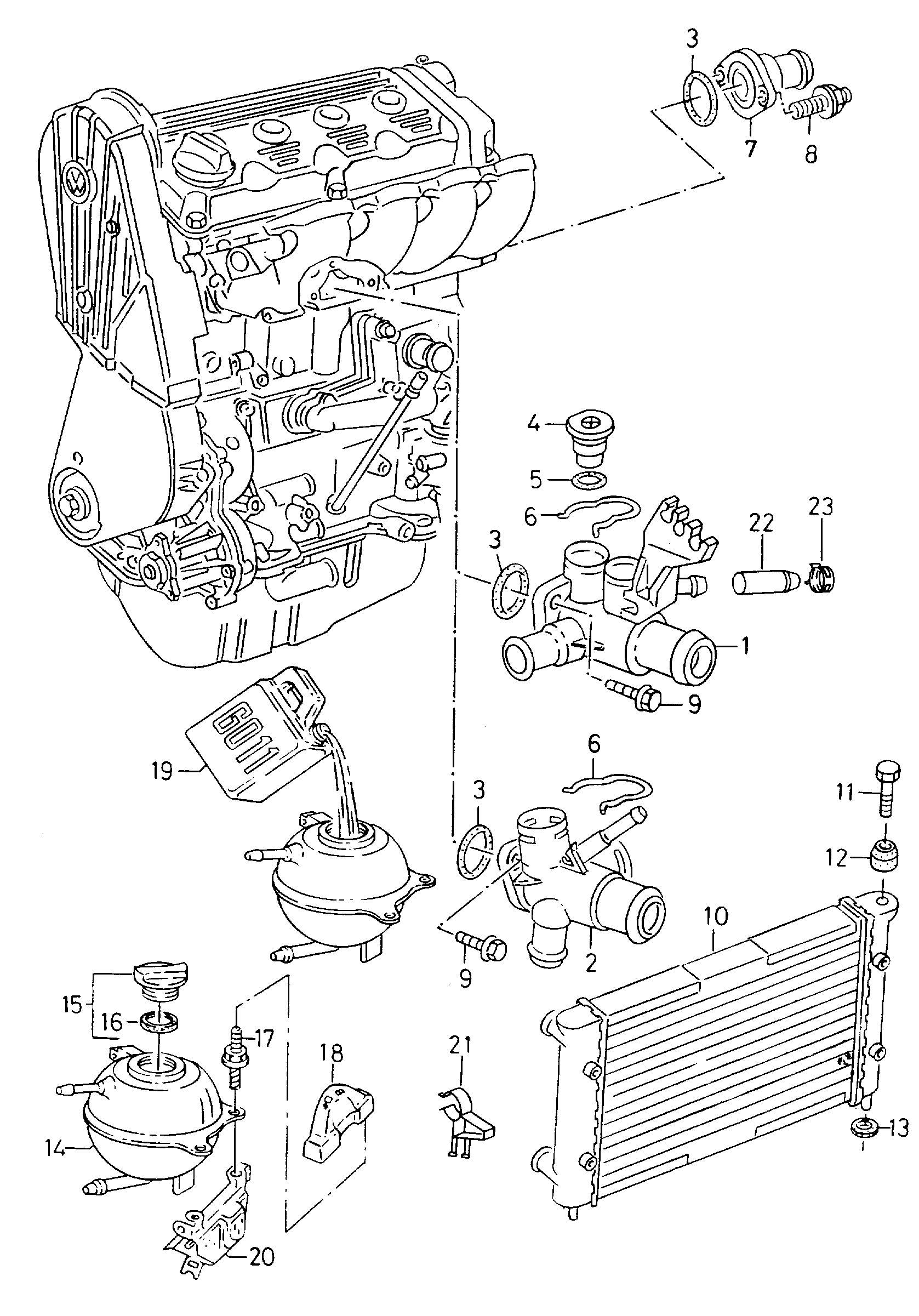 Seat 028 121 132 A - Termostaattikotelo onlydrive.pro