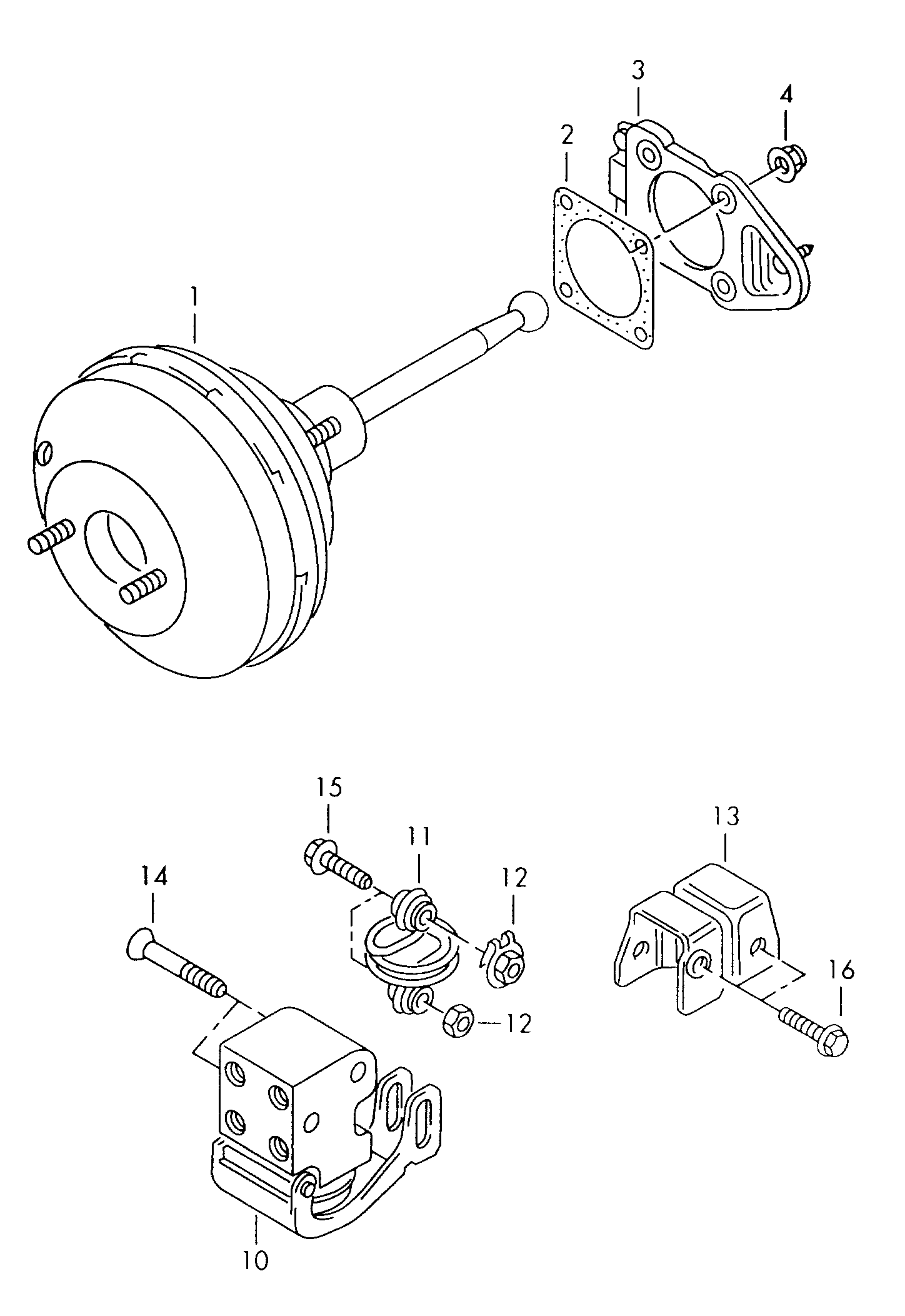 VAG 1H0 612 151 C - Stabdymo jėgos reguliatorius onlydrive.pro