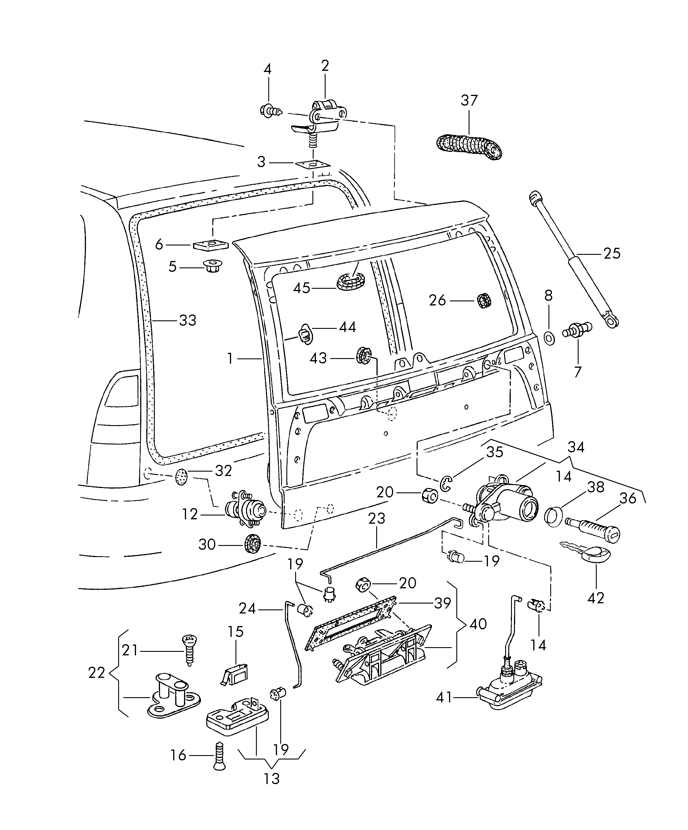 VW 6K0 827 550 - Газовая пружина, упор onlydrive.pro