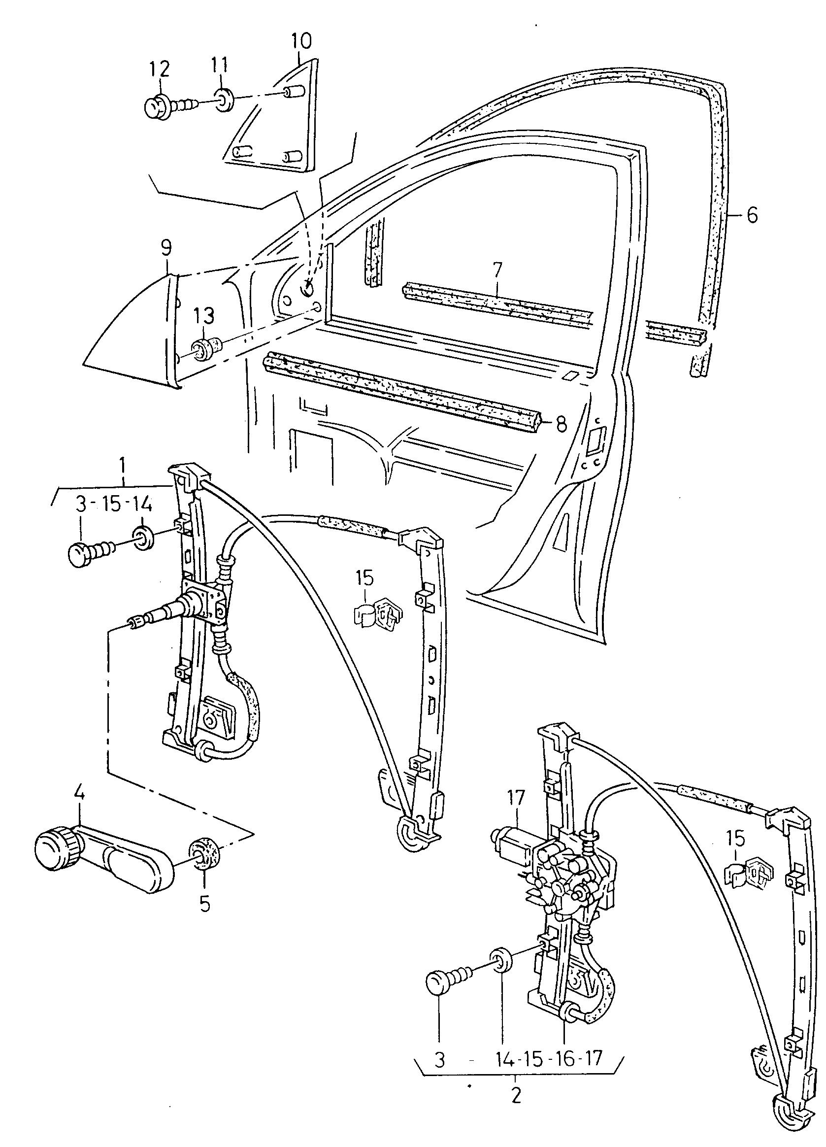 Seat 6K3 837 401 - Window Regulator onlydrive.pro