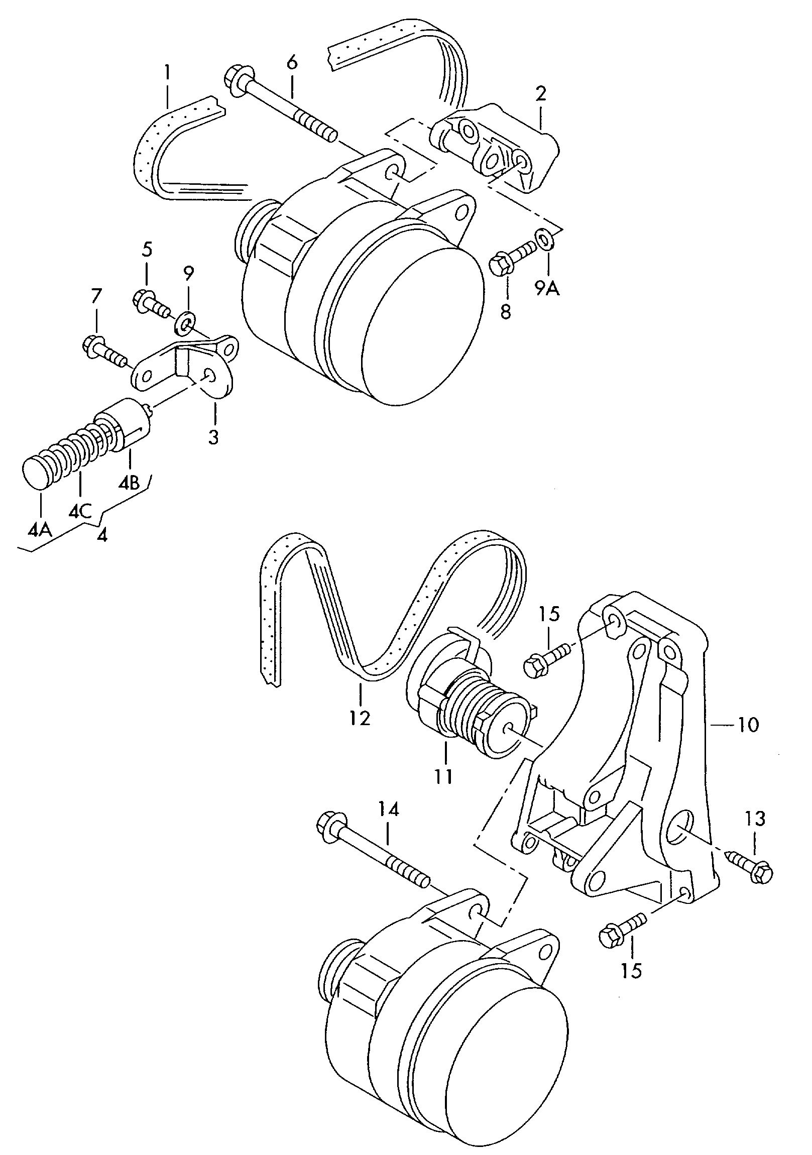 Seat 030 903 137 AB - V formos rumbuoti diržai onlydrive.pro