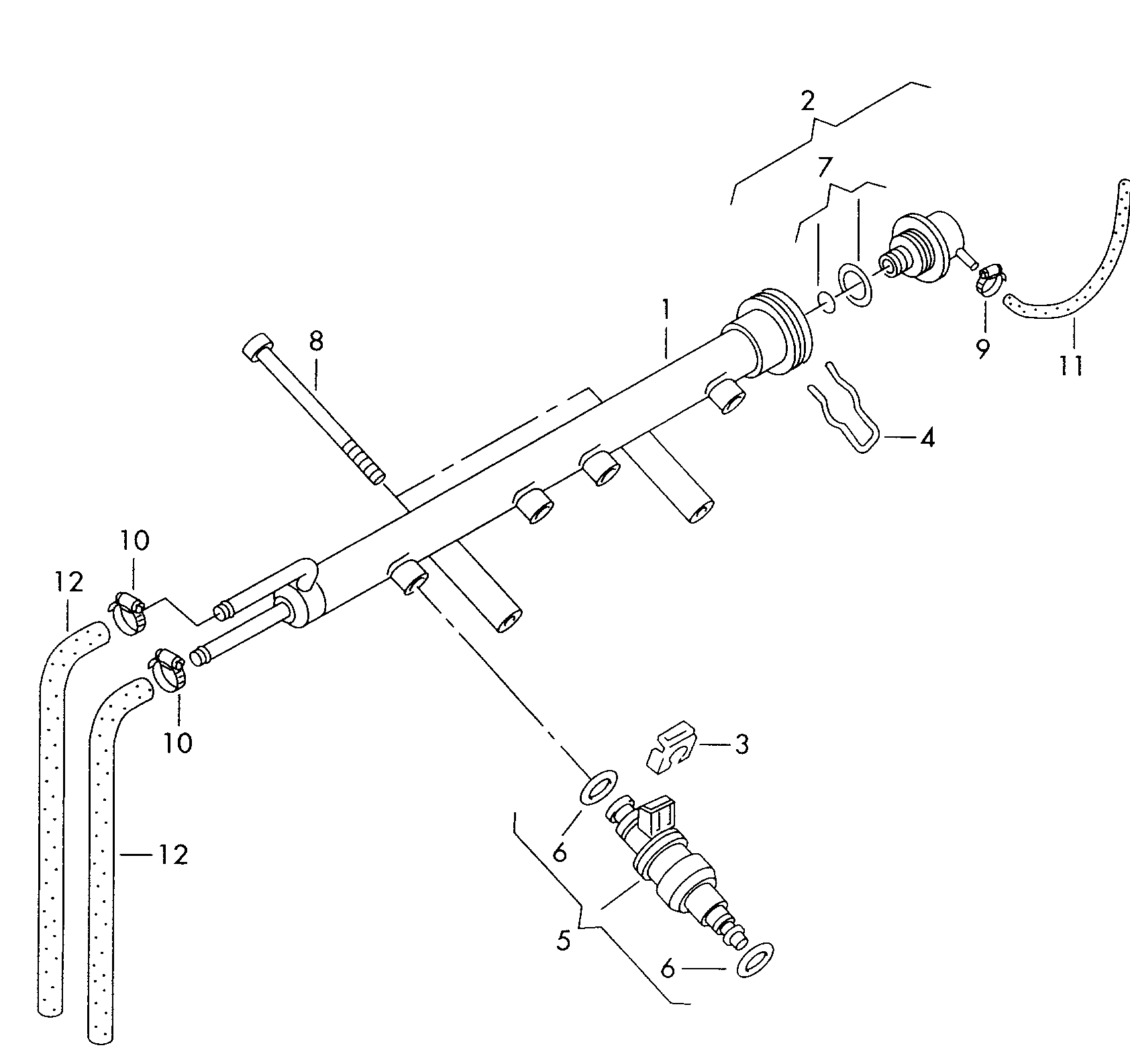 Seat 030 906 031 J - Nozzle and Holder Assembly onlydrive.pro