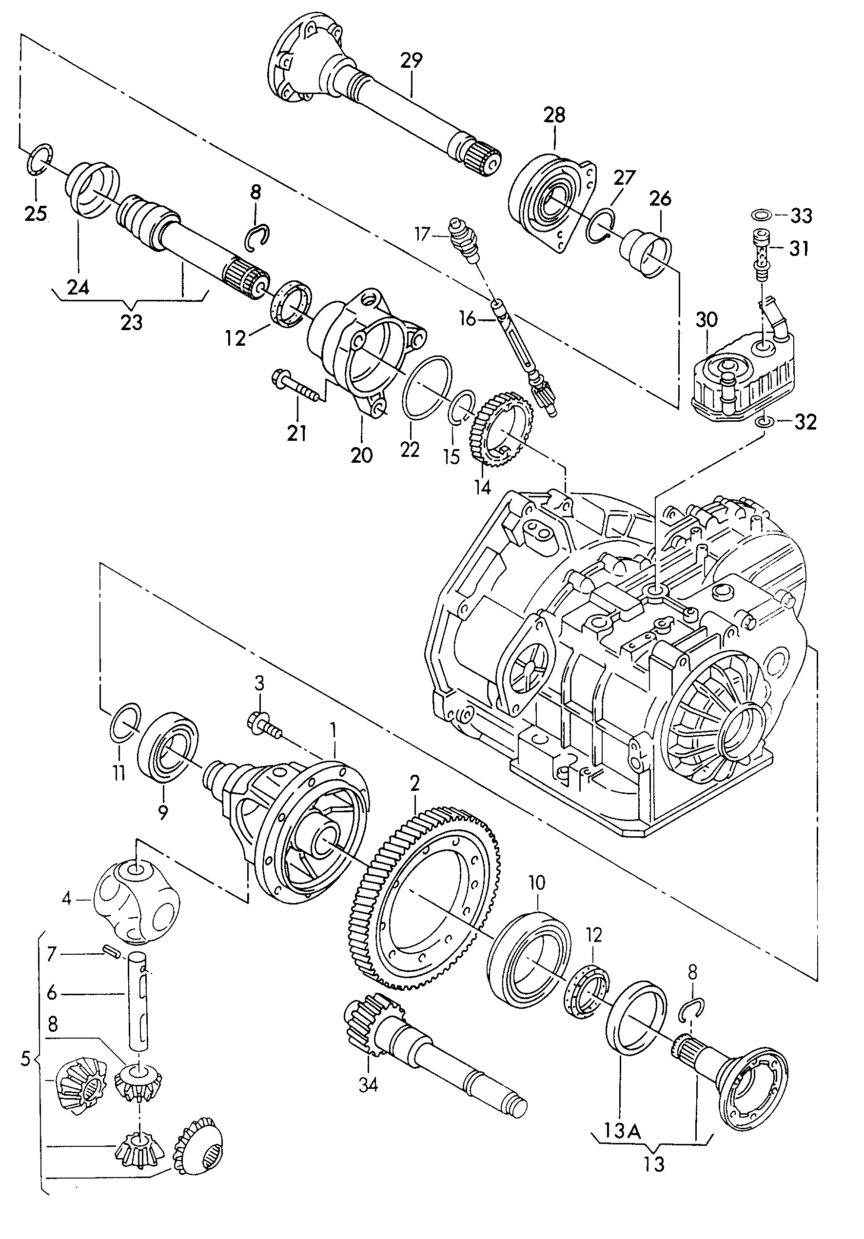 Seat 002 517 185 A - Bearing, manual transmission onlydrive.pro