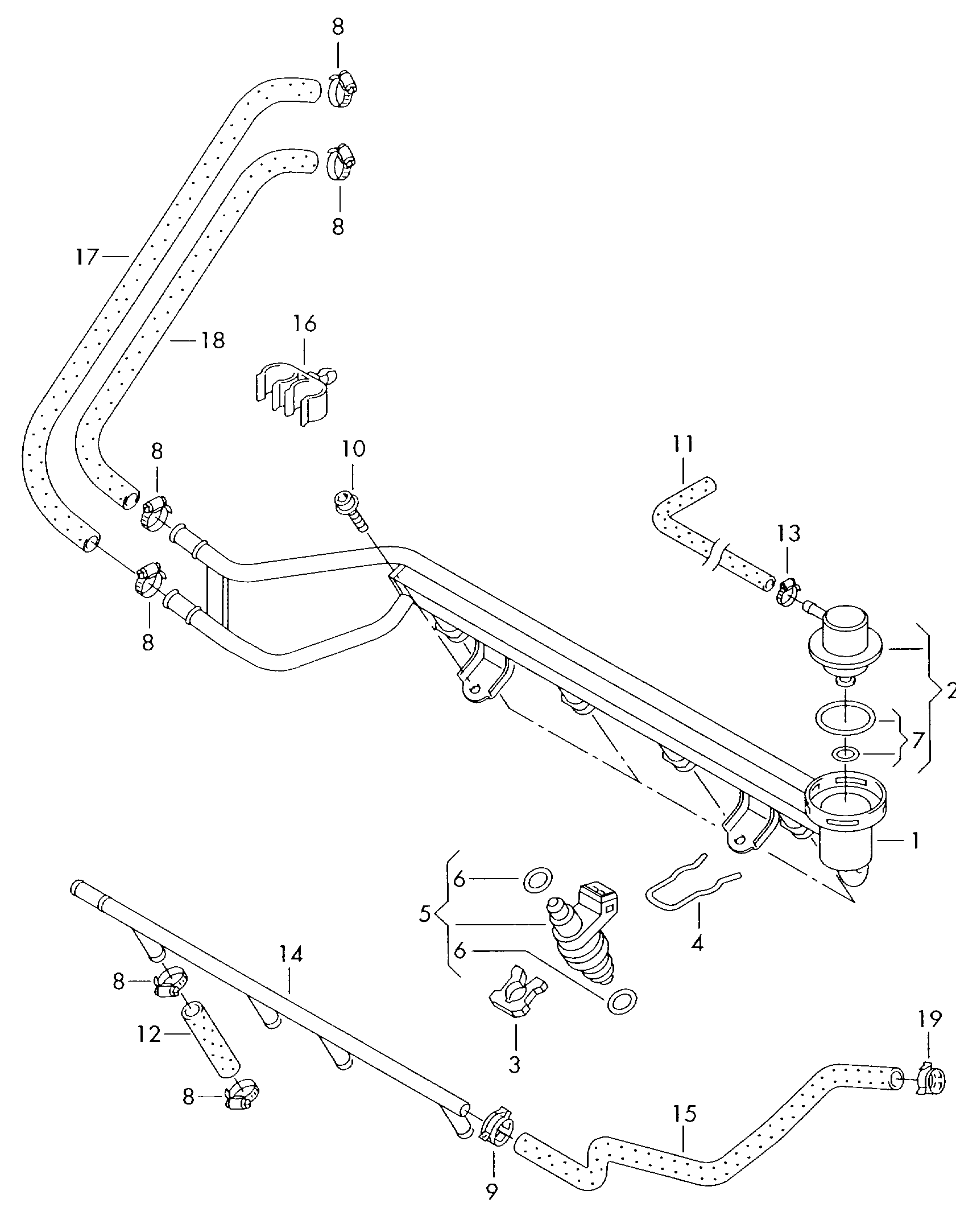 Seat 022 906 031 J - Nozzle and Holder Assembly onlydrive.pro