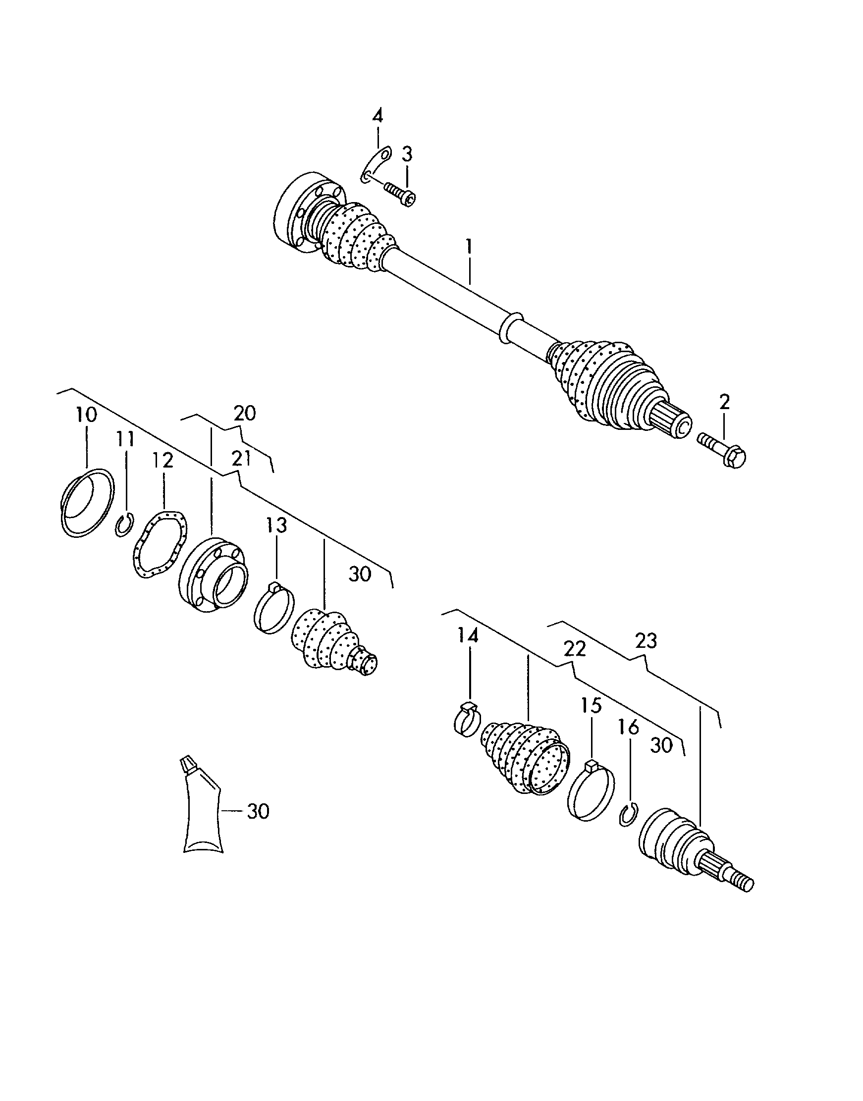 VAG 7M0 498 203 A - Bellow, drive shaft onlydrive.pro