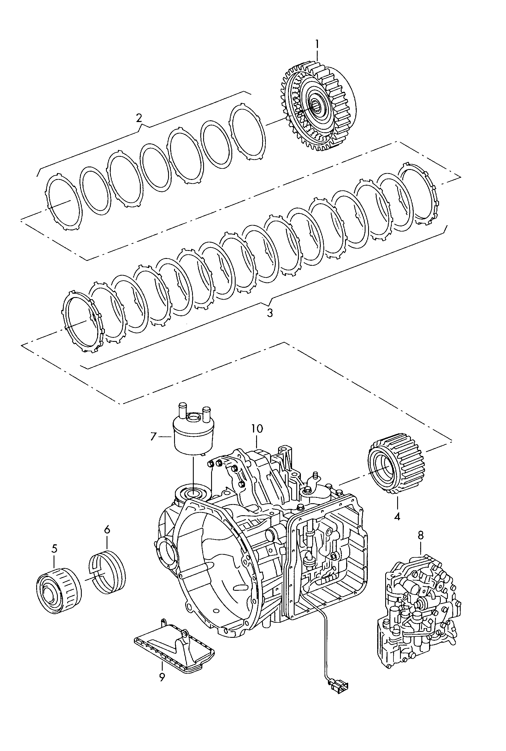 VAG 09A 325 429 A - Гидрофильтр, автоматическая коробка передач onlydrive.pro