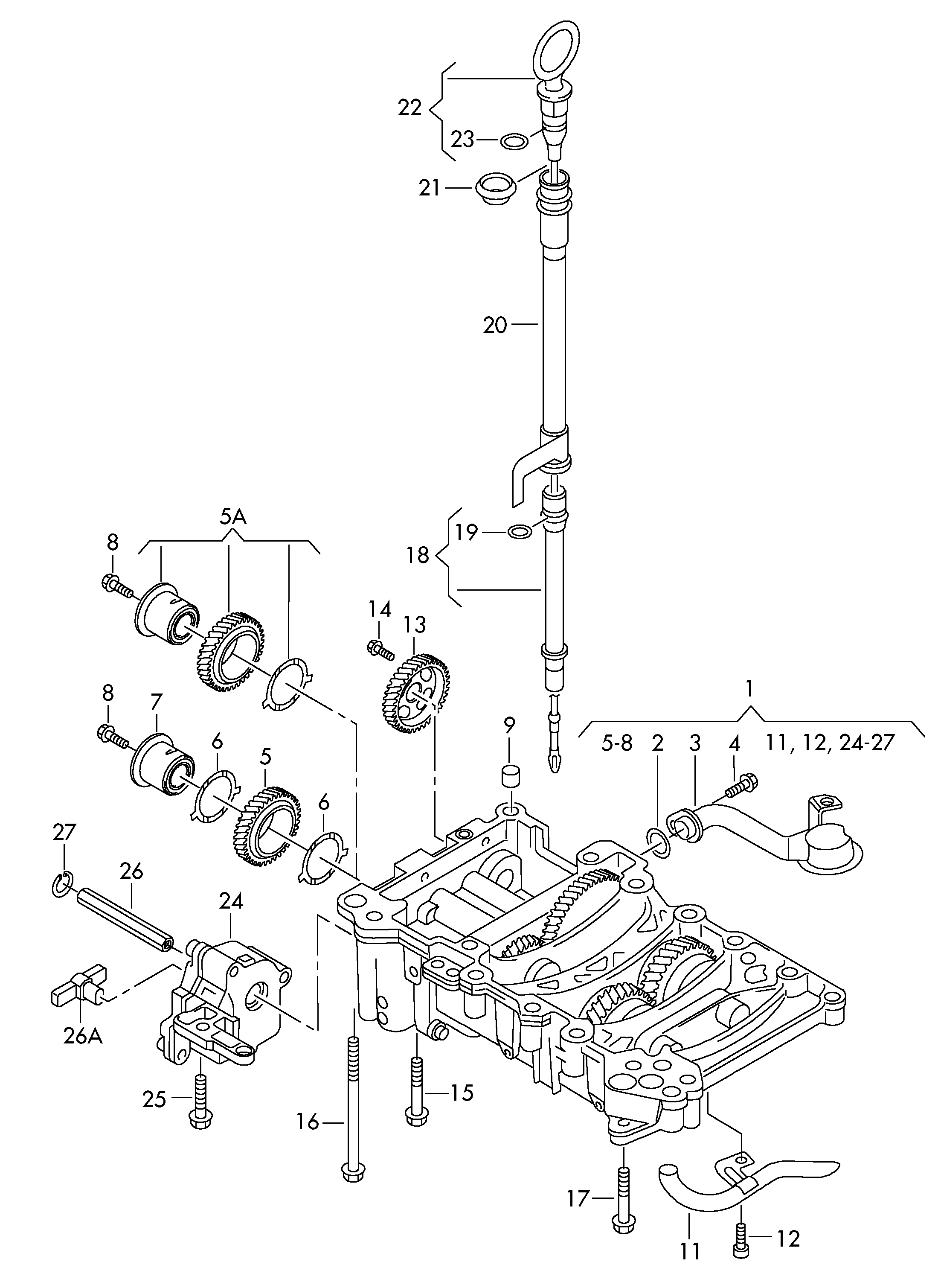 VAG 03G 115 105 E - Oil Pump onlydrive.pro