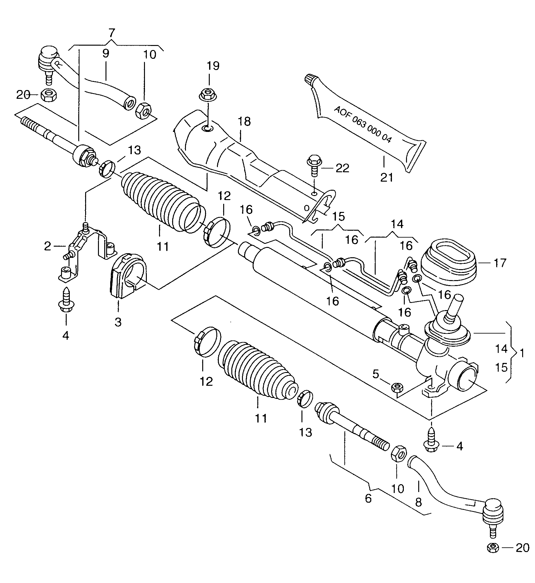 Seat 7M3 422 831 - Bellow, steering onlydrive.pro