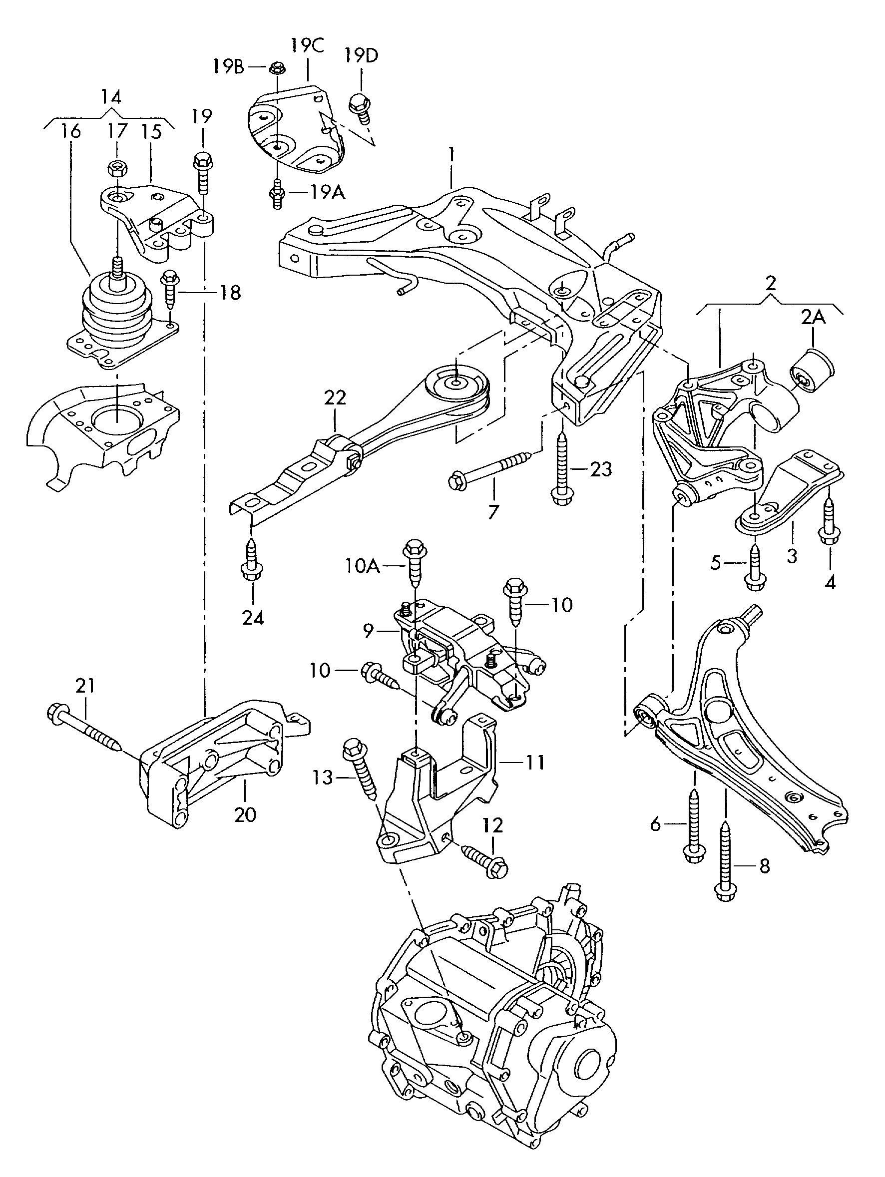 VAG 6Q0 407 183 A - Bush of Control / Trailing Arm onlydrive.pro