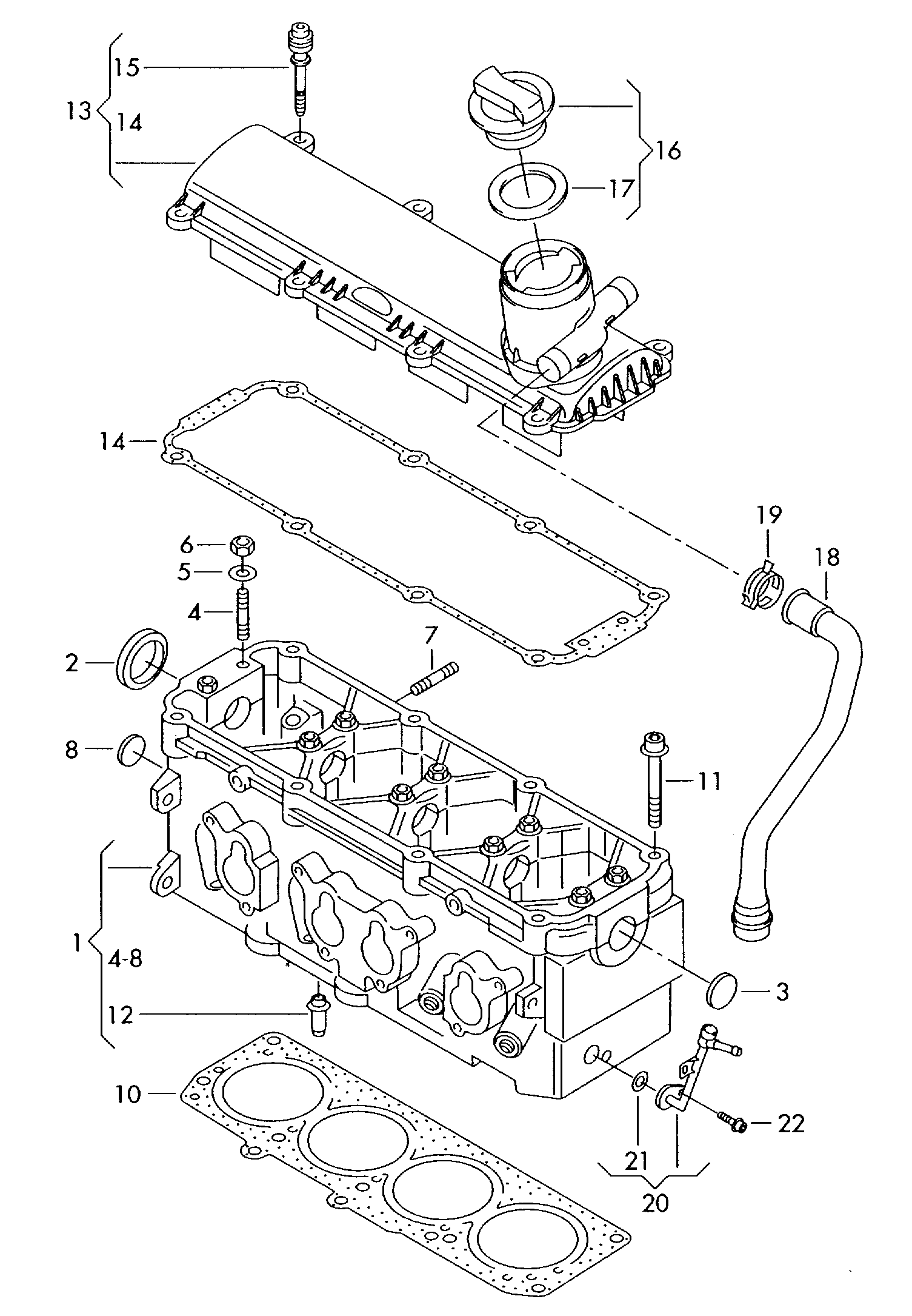 VAG 06B103383AG - Gasket, cylinder head onlydrive.pro