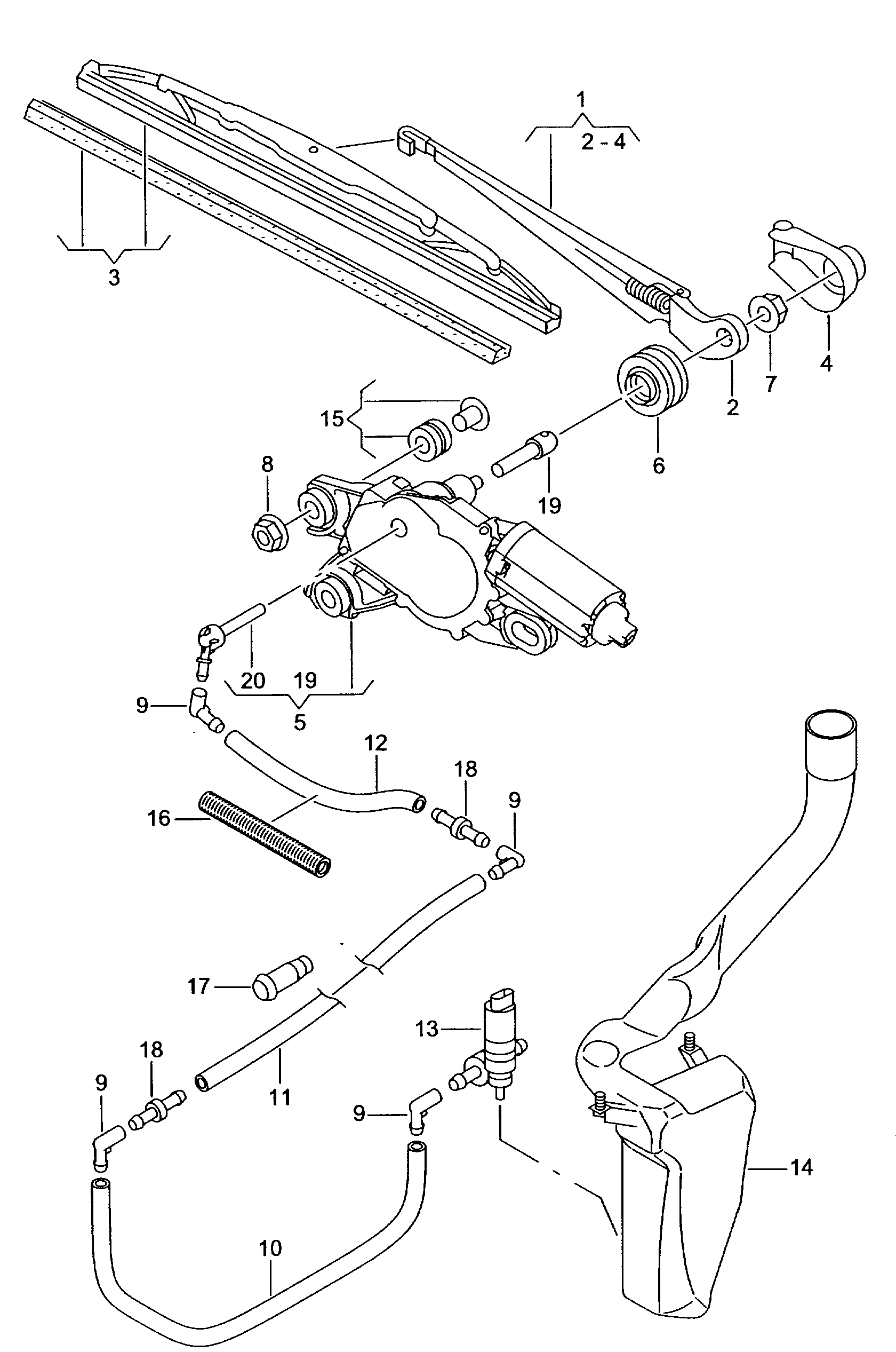 VAG 6L6955425 - Valytuvo gumelė onlydrive.pro