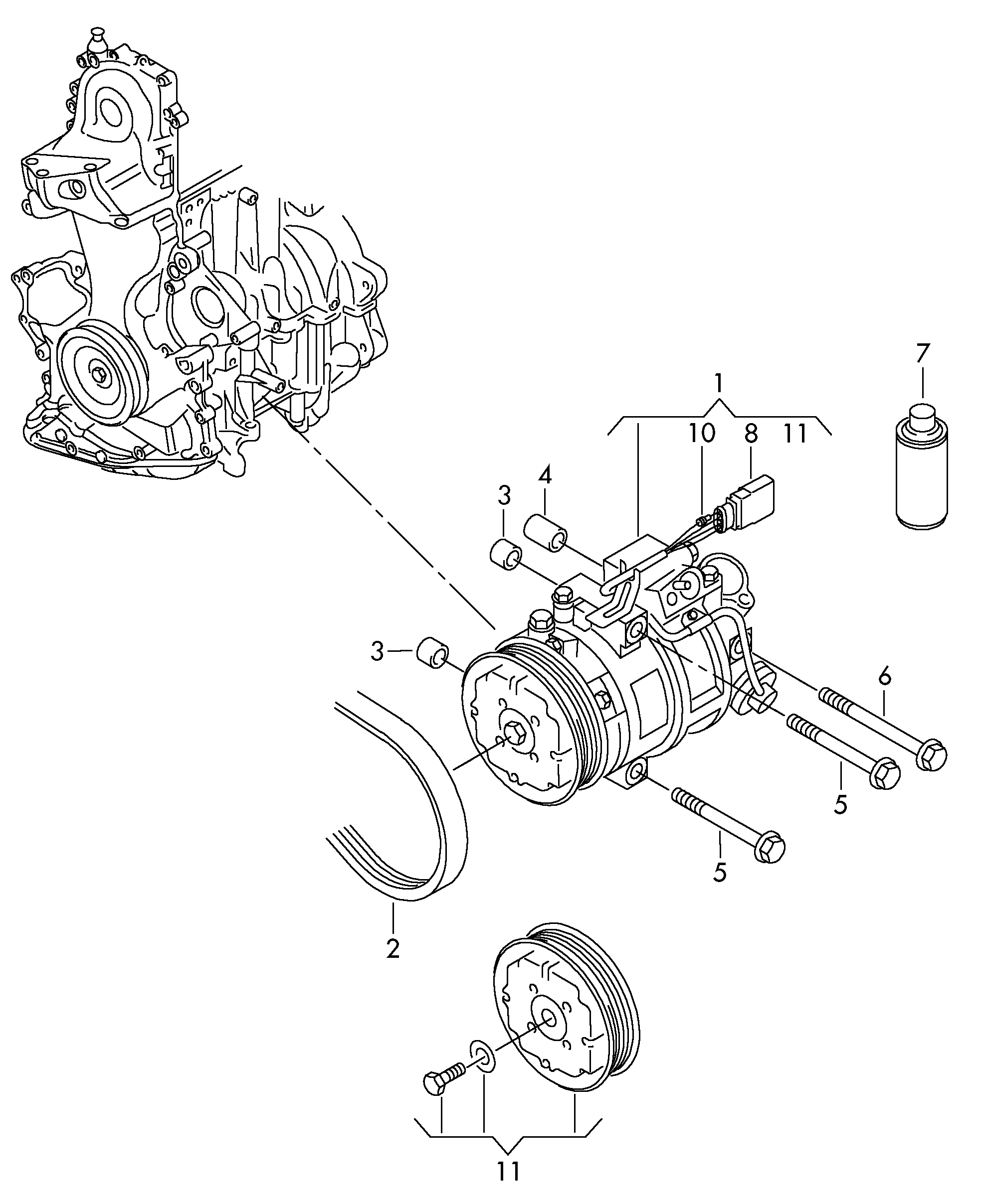 Skoda 6Q0 820 803 K - Kompressori, ilmastointilaite onlydrive.pro