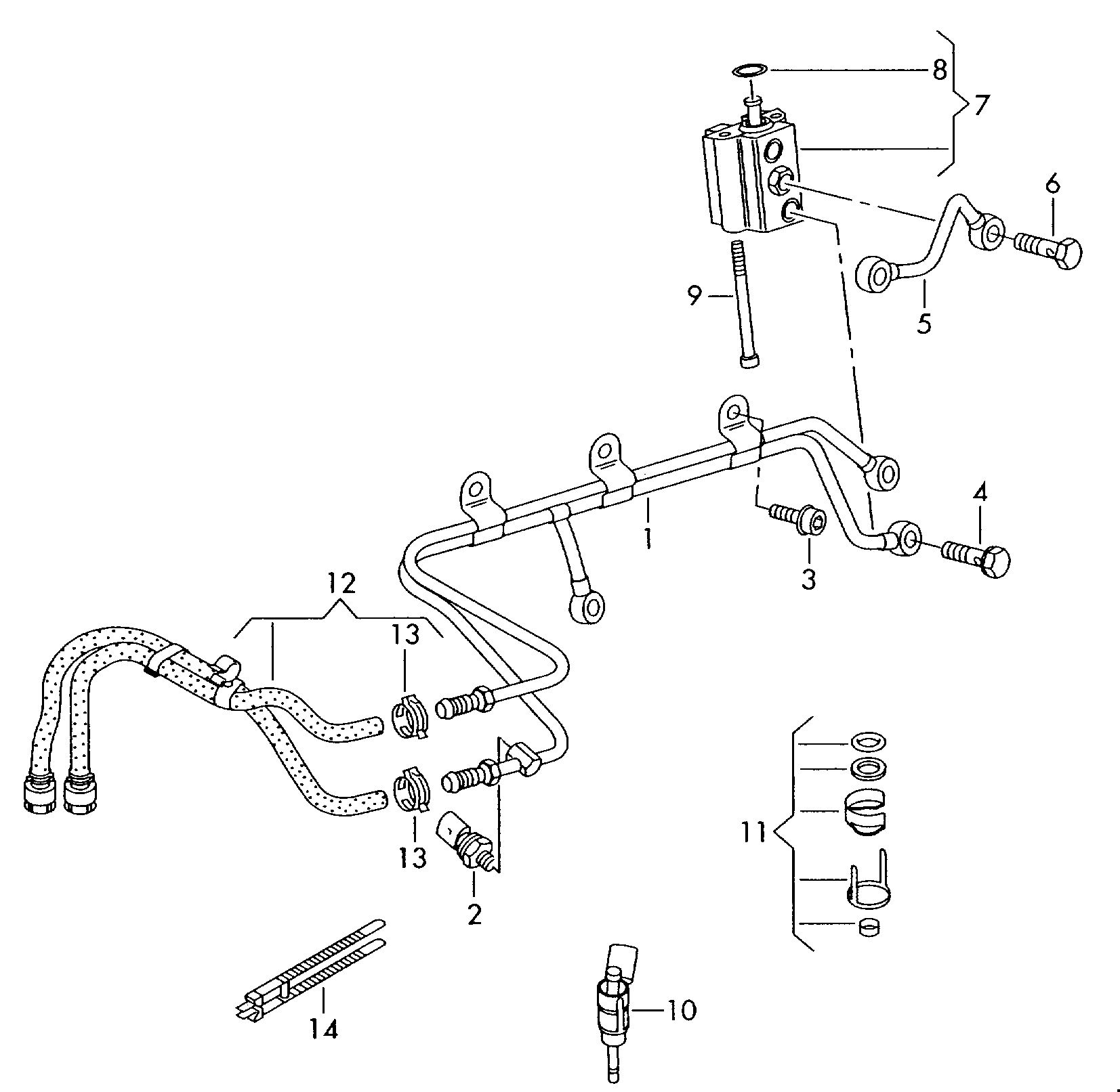 Skoda 06E 906 051E - Sensor, fuel pressure onlydrive.pro