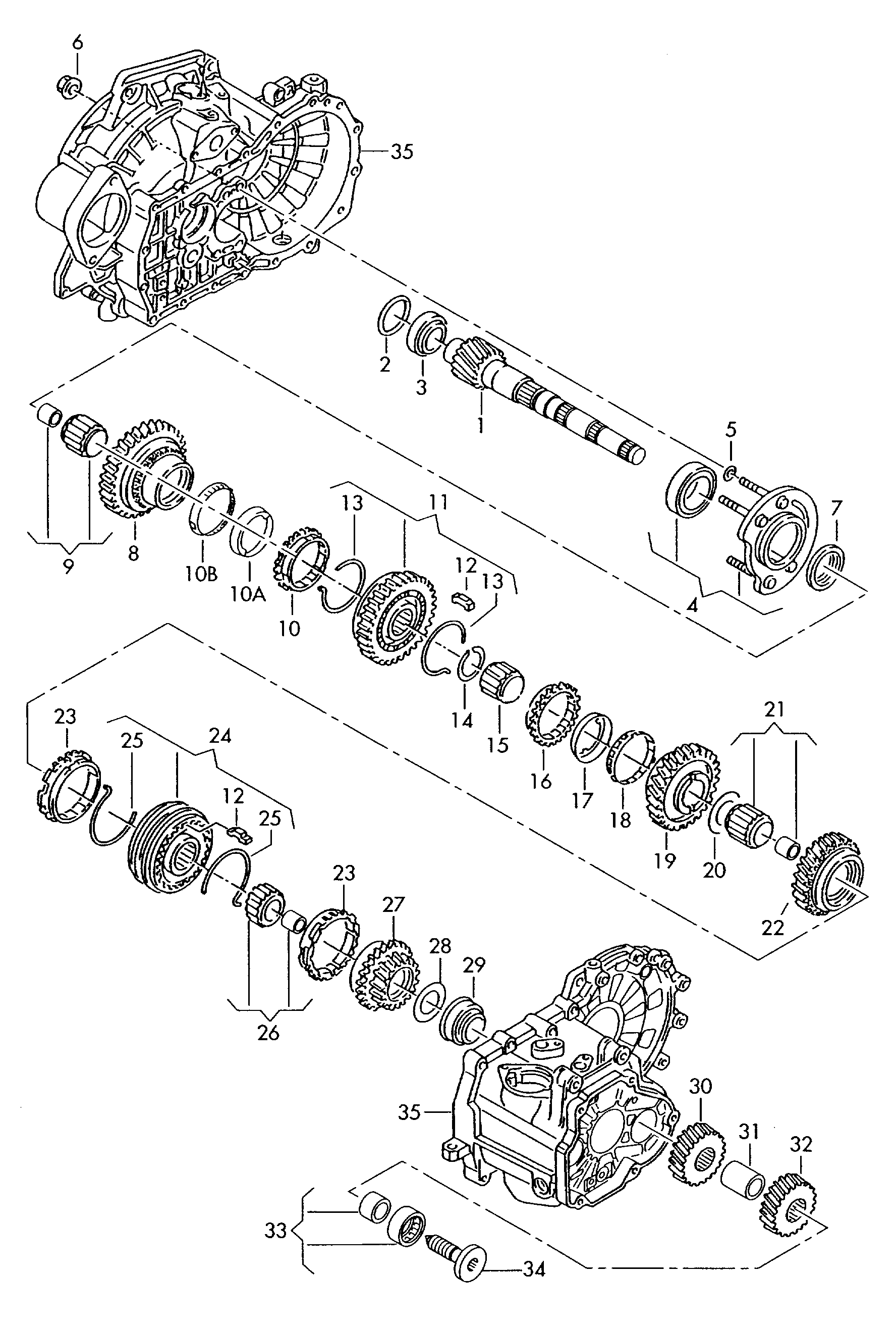 Seat 02S 311 376 A - Repair Kit, manual transmission onlydrive.pro