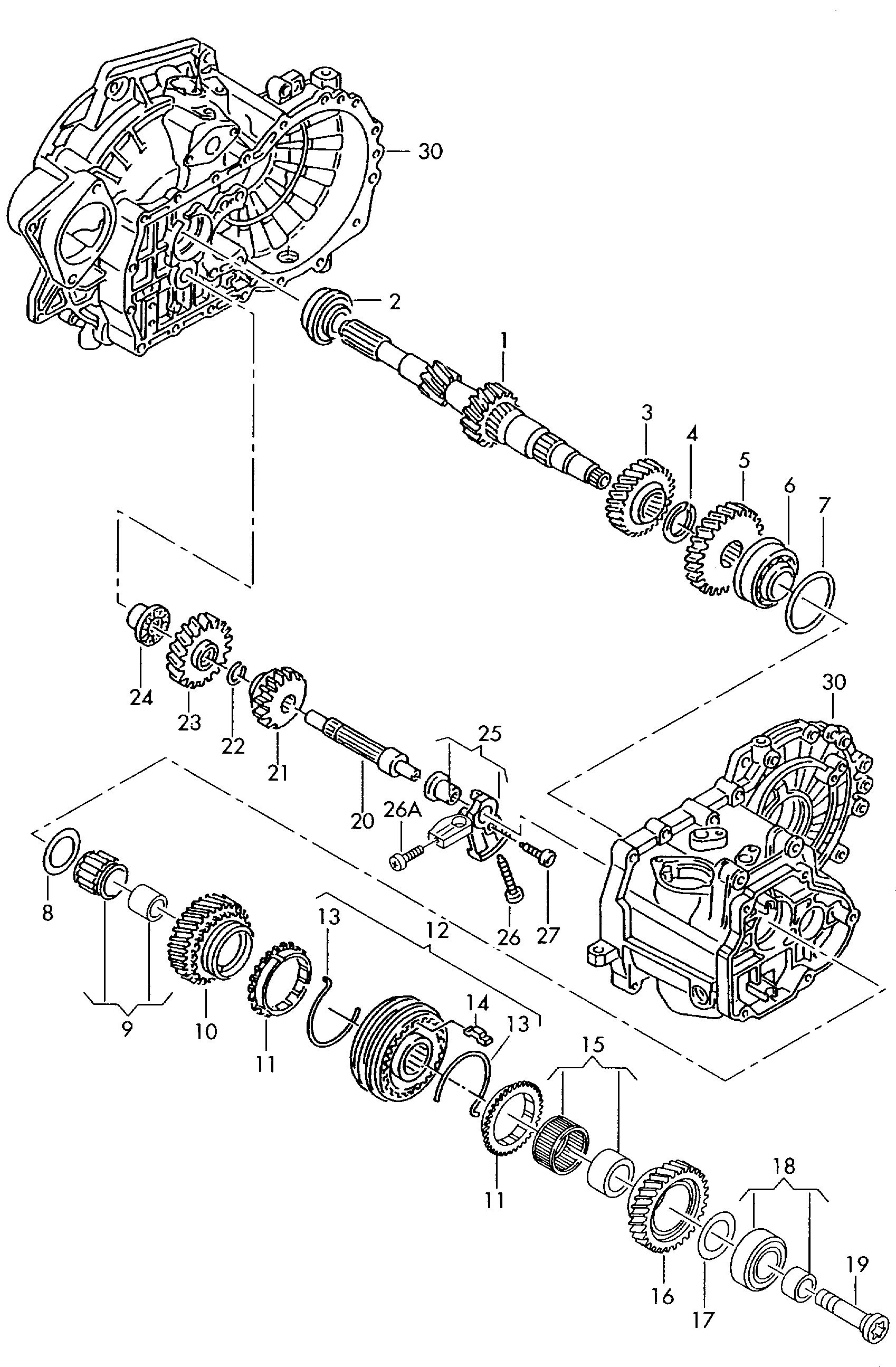 Skoda 02S 311 375 A - Repair Kit, manual transmission onlydrive.pro