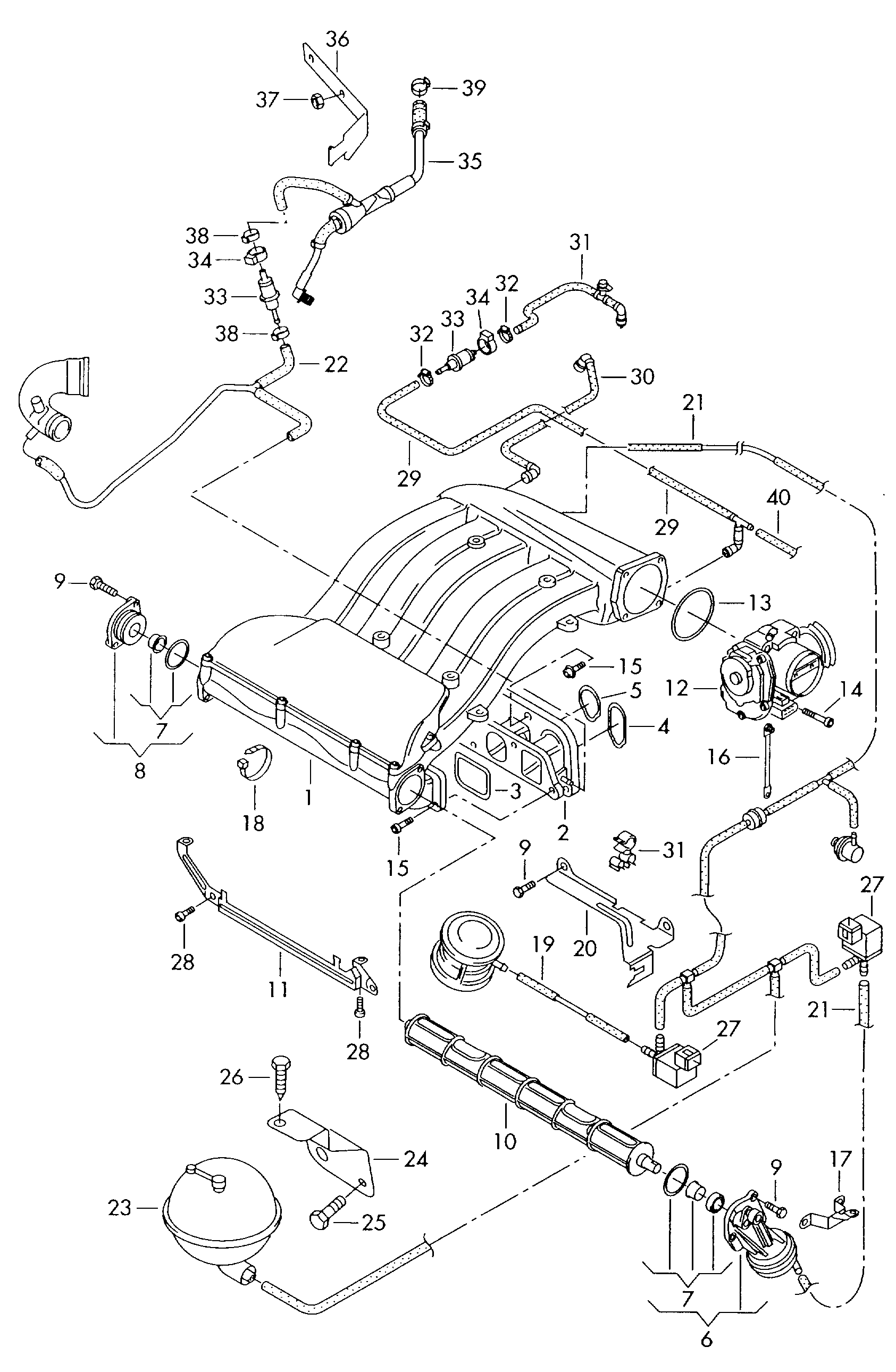 Seat 022 133 062 AC - Throttle body onlydrive.pro