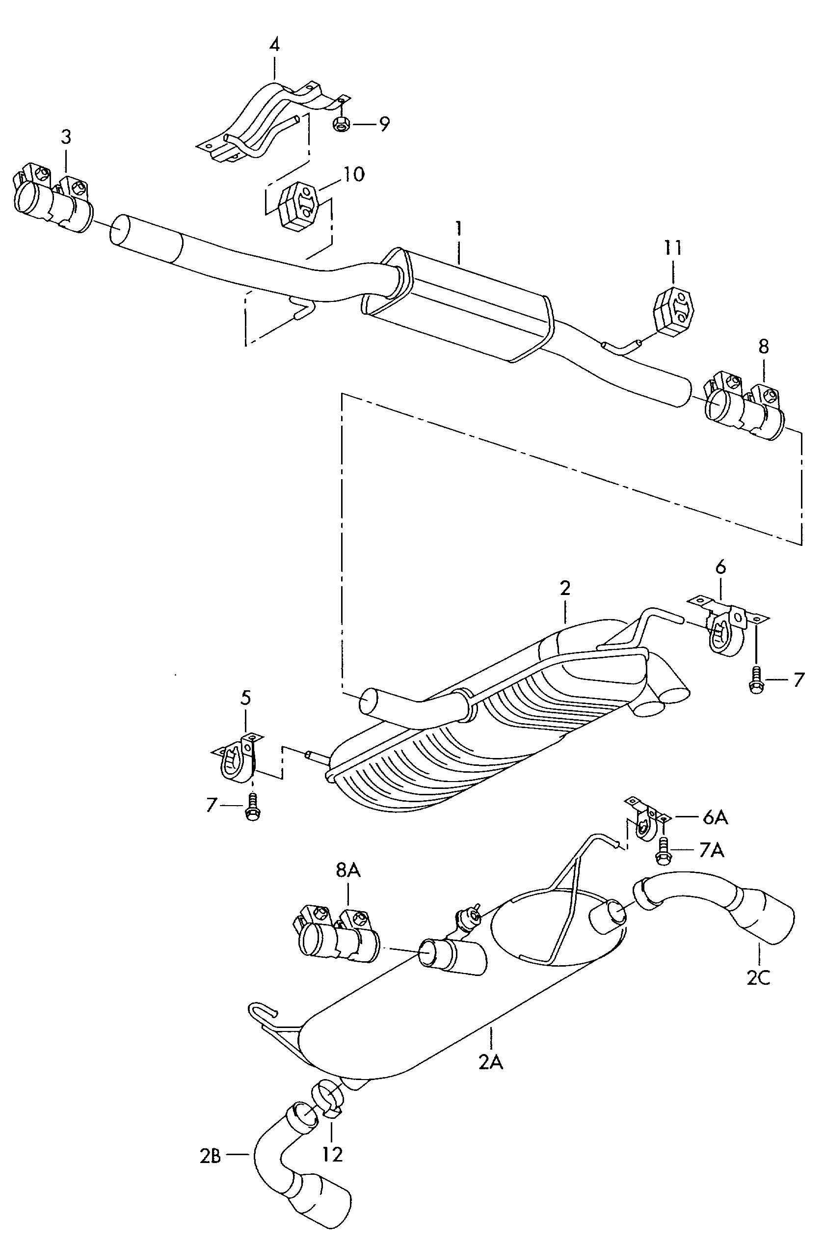 VW N  90471802 - Bolt, exhaust system onlydrive.pro