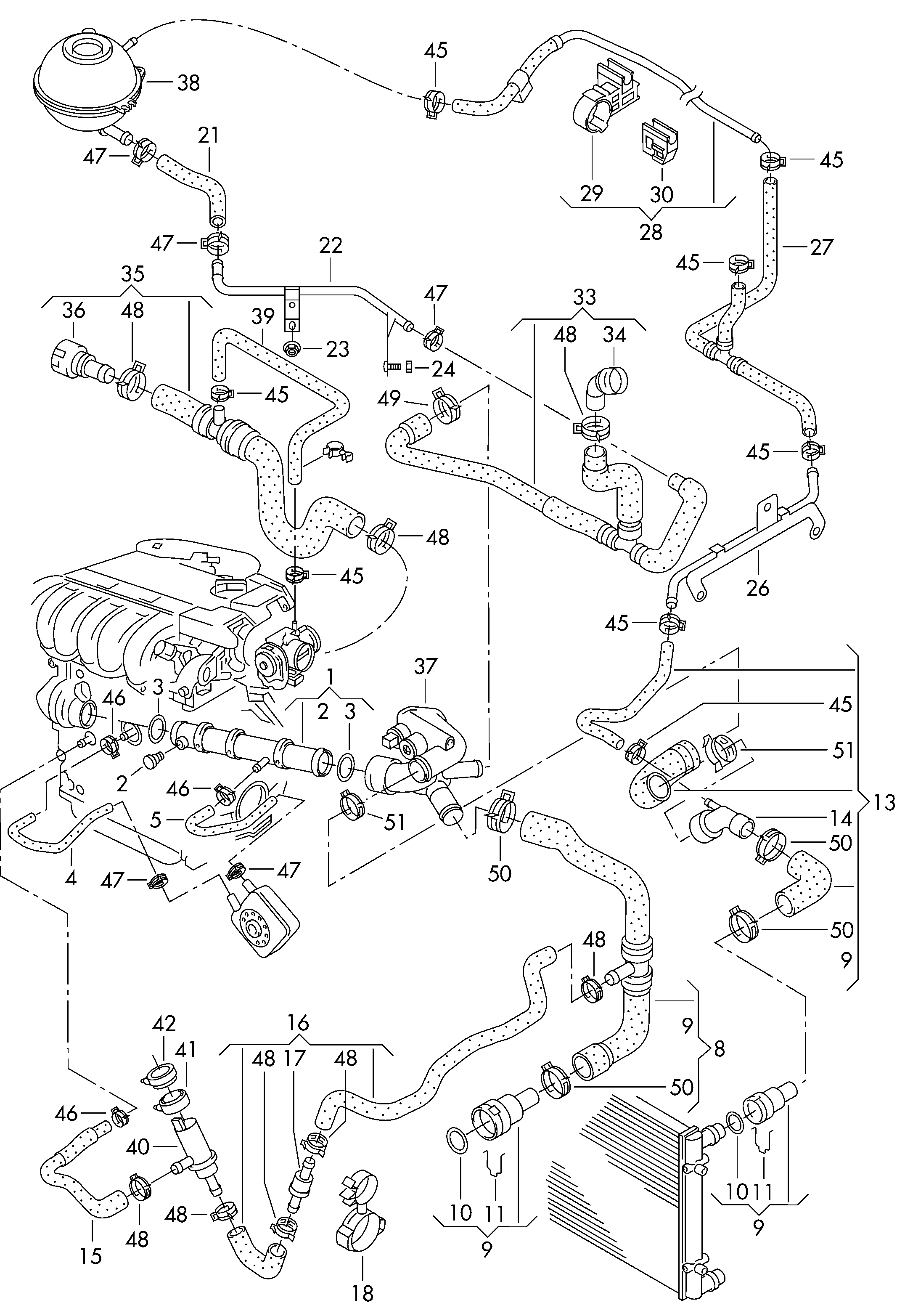 Seat 251 965 561 B - Additional Water Pump onlydrive.pro