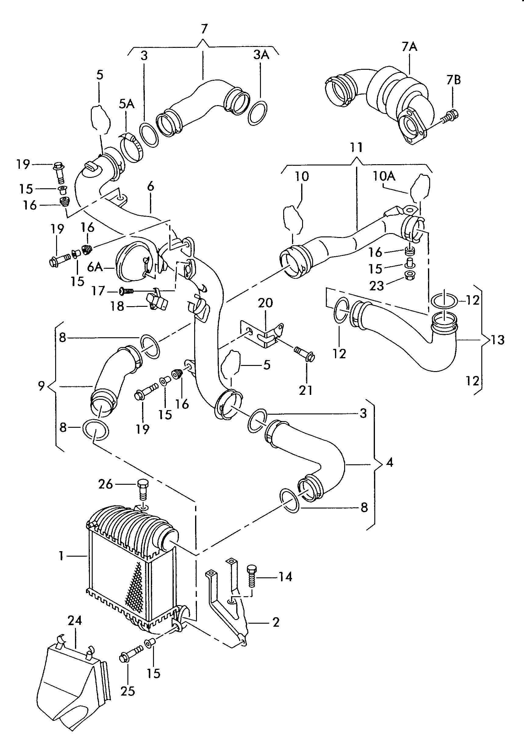 VAG 1J0 145 769 H - Kinnitusrõngas,kompressorivoolik onlydrive.pro