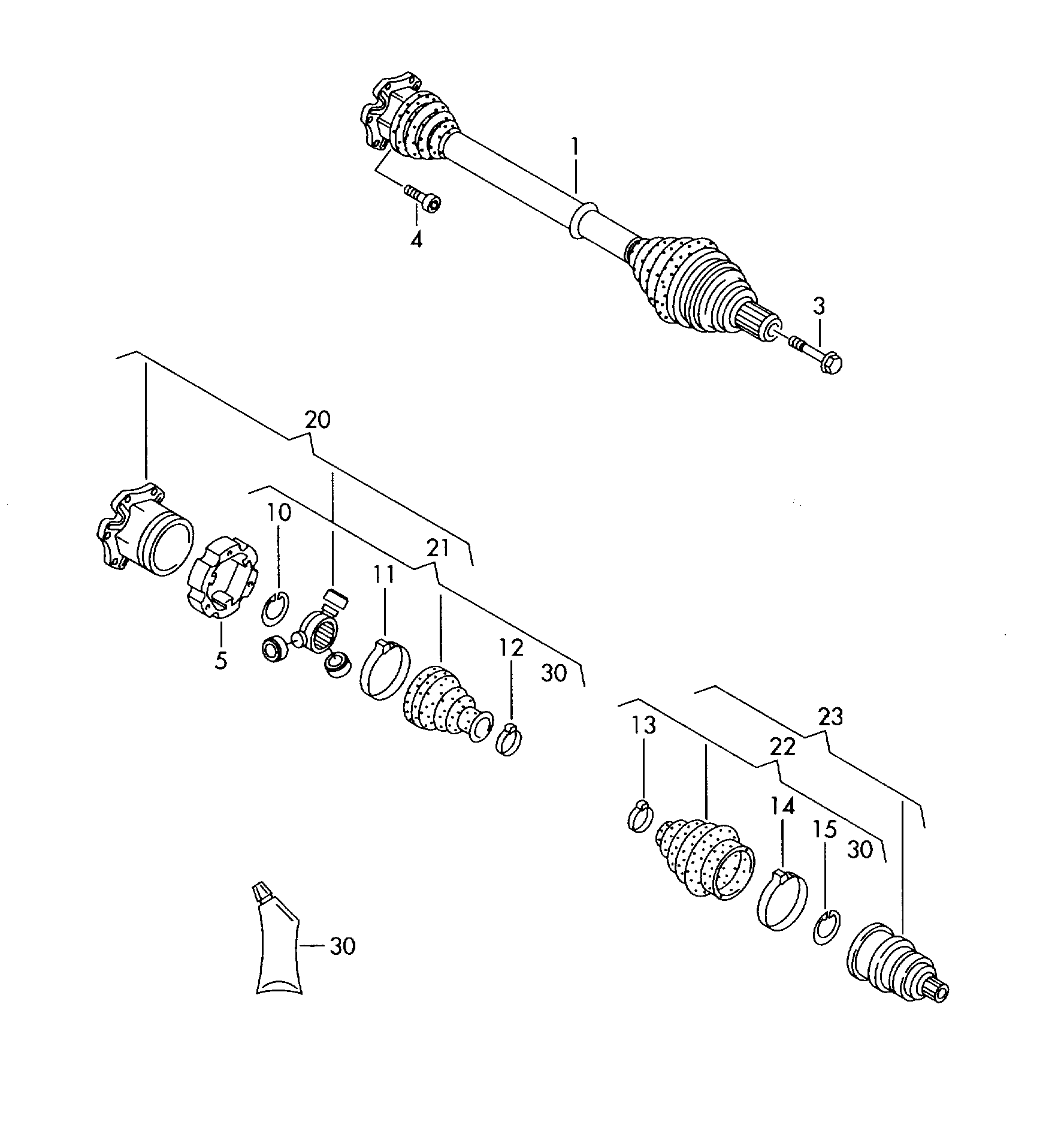 FORD 7M3407761 - Piedziņas vārpsta onlydrive.pro