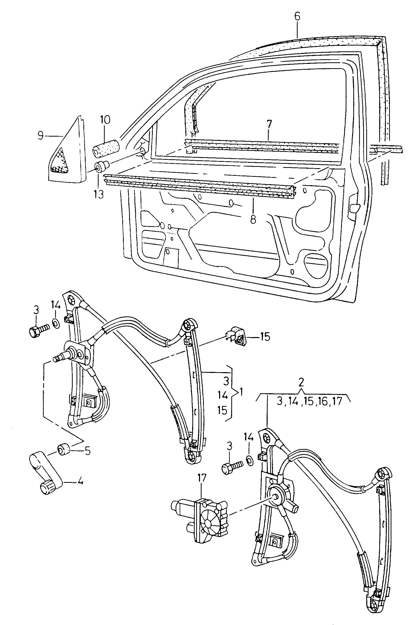 Seat 6K3959801E - Window Regulator onlydrive.pro