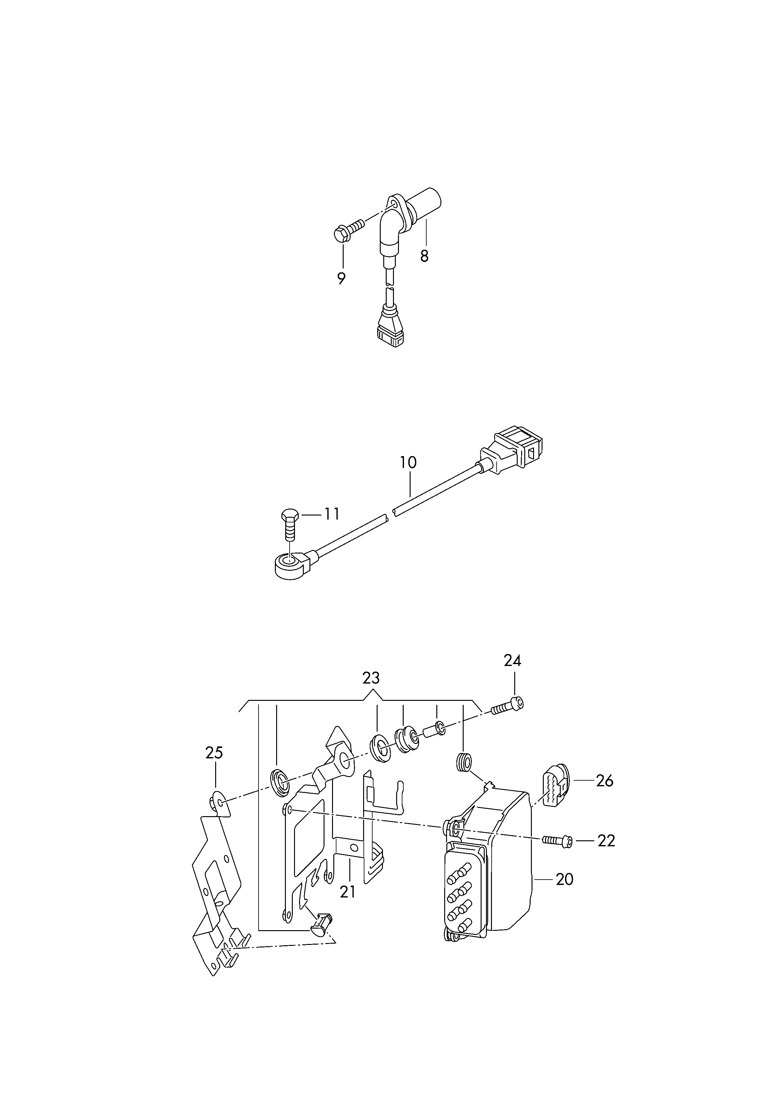 Seat 03G 957 147 C - Andur,Nukkvõllipositsioon onlydrive.pro