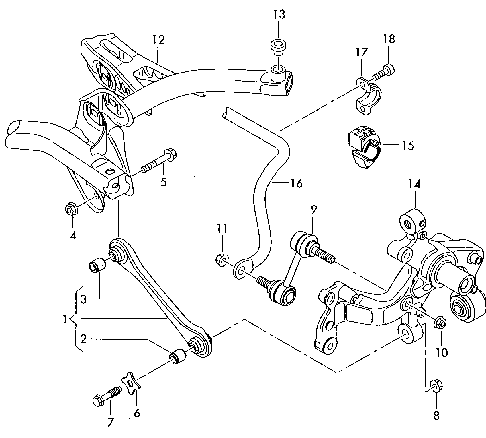 VW 1K0 505 465 J - Stabilisaator,Stabilisaator onlydrive.pro