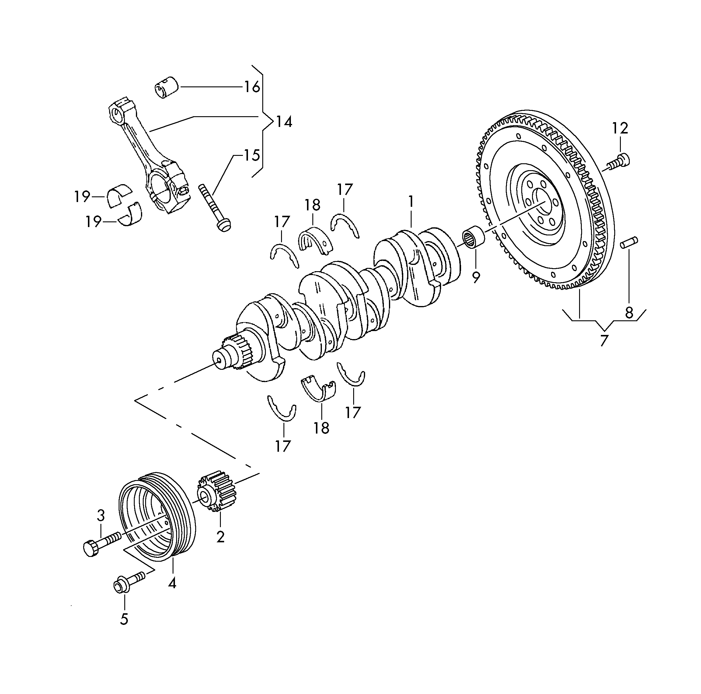 VAG 03L105021A - Kloķvārpsta onlydrive.pro