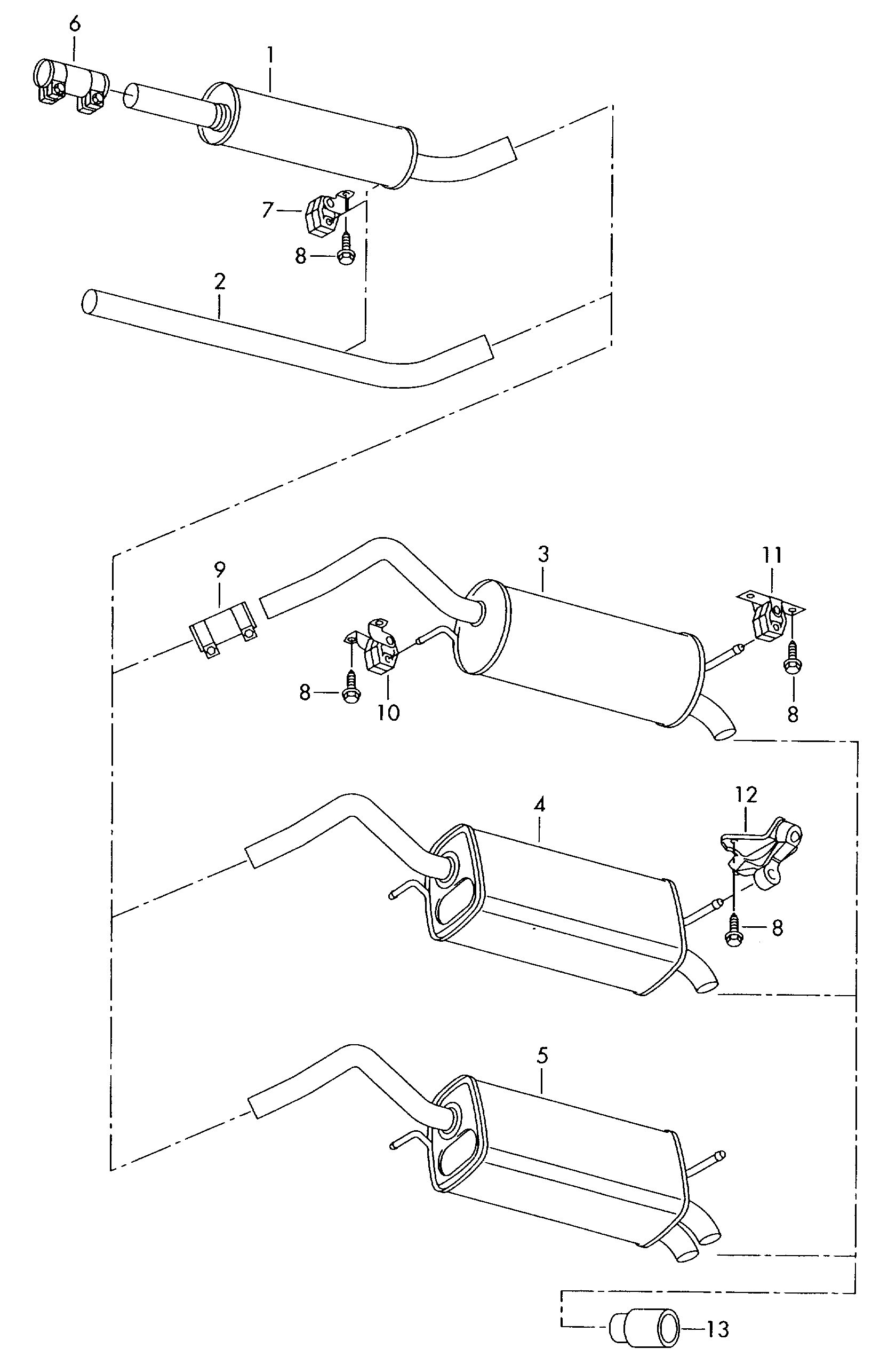 VW 8Z0253141 - Putkenliitin, pakoputkisto onlydrive.pro