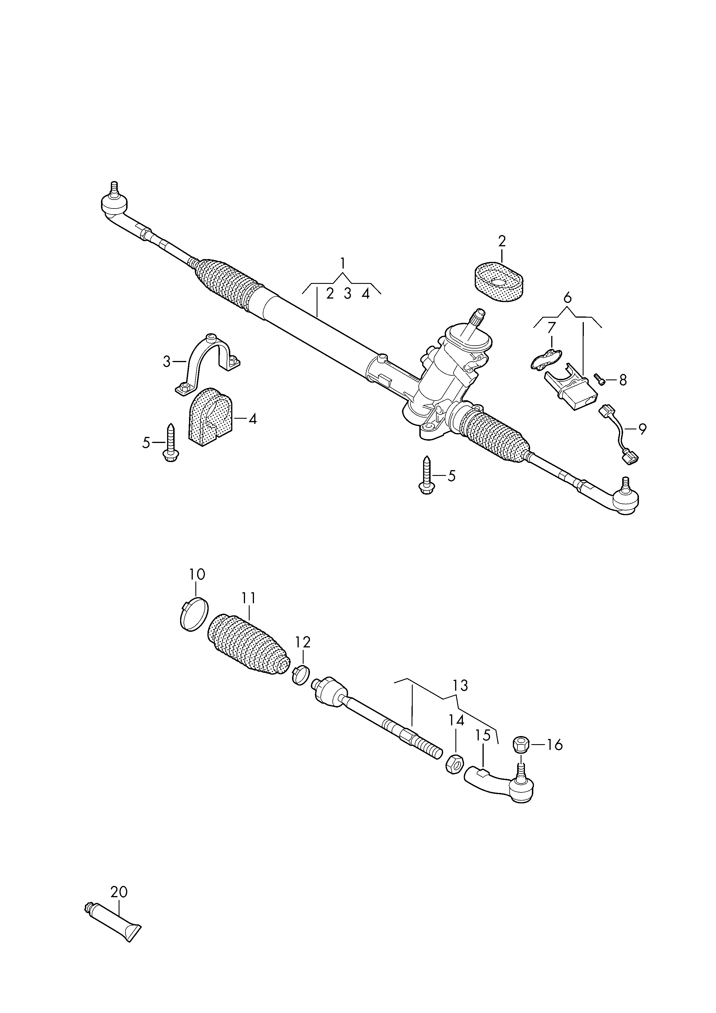 Seat 6R0 423 811 - Tie Rod End onlydrive.pro