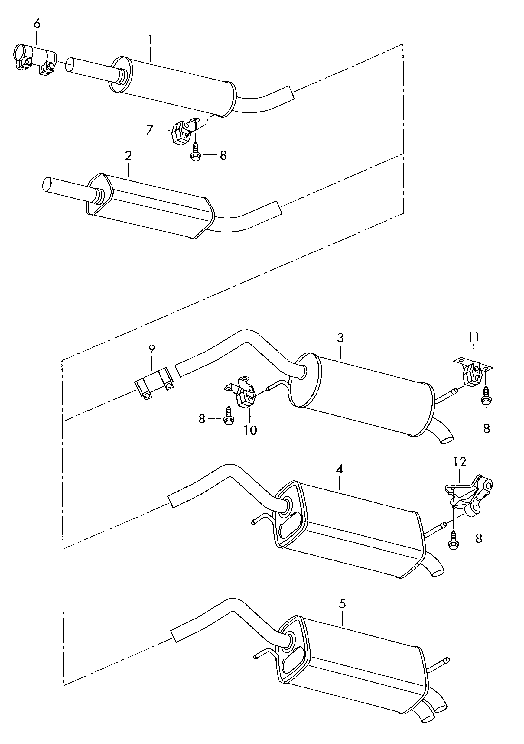 VW 6Q0 253 144 - Holding Bracket, silencer onlydrive.pro