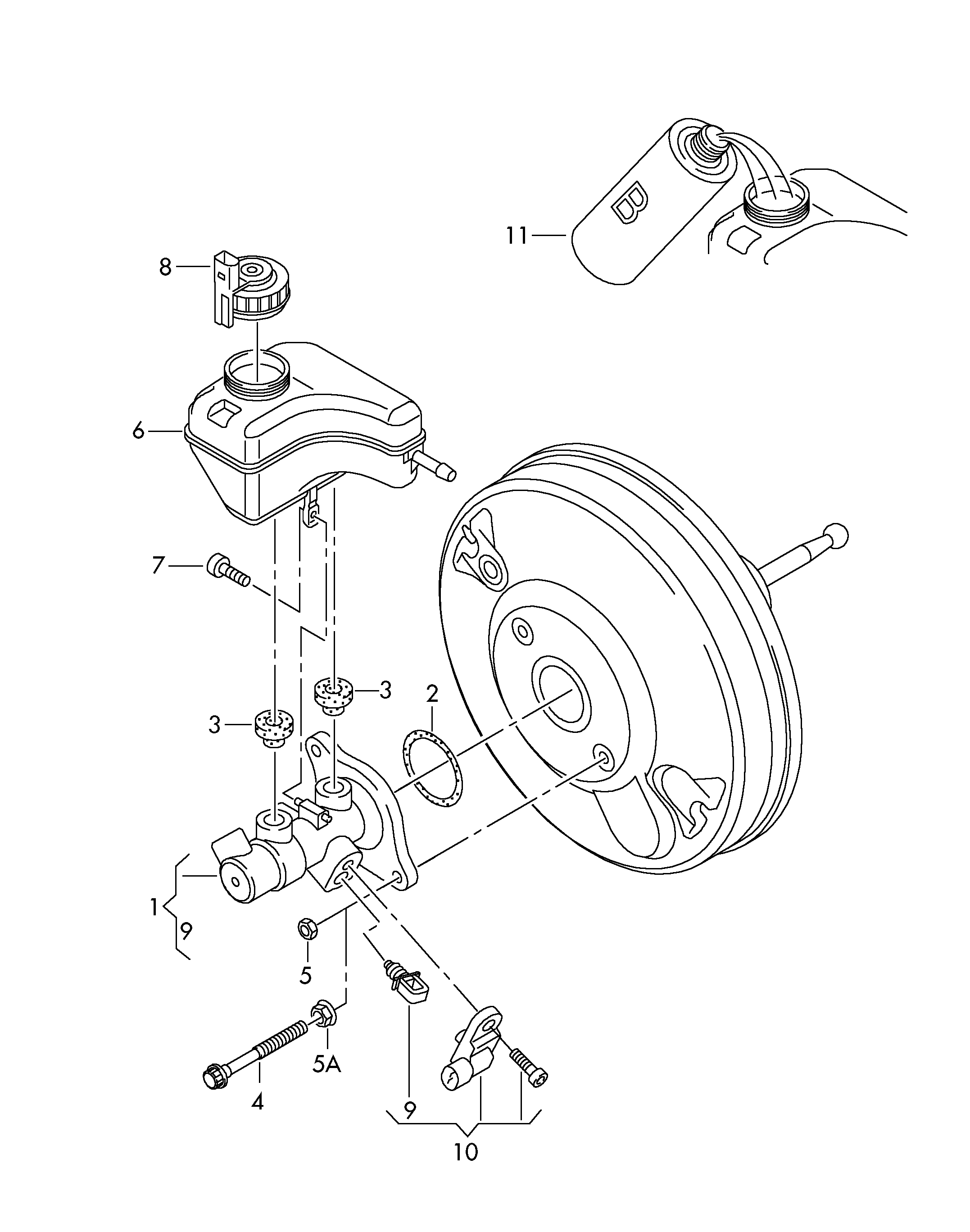 Seat 1K1 611 349D - Sealing Cap, brake fluid reservoir onlydrive.pro