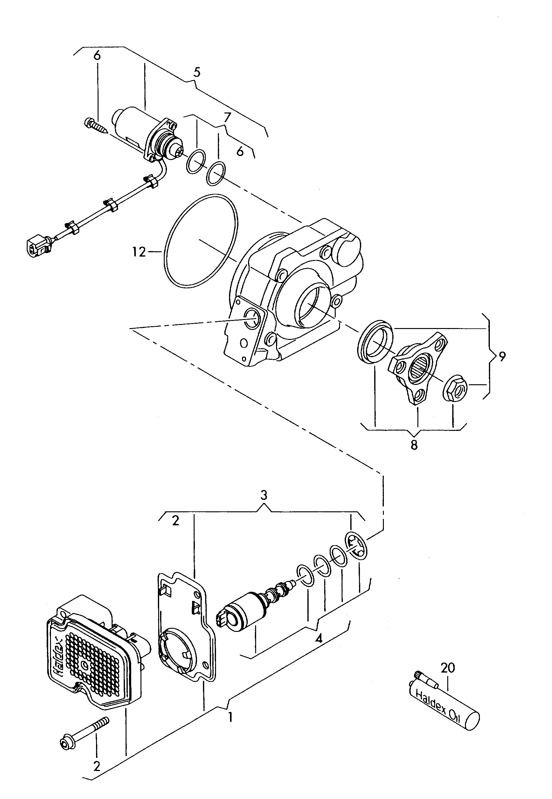 VAG 02D598275 - Shaft Seal, differential onlydrive.pro