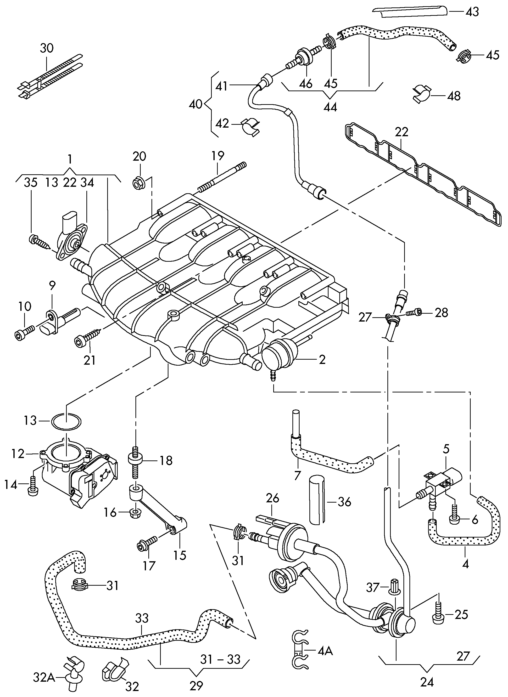 Seat 06J 133 781 BT - Ventilācijas vārsts, Degvielas tvertne onlydrive.pro