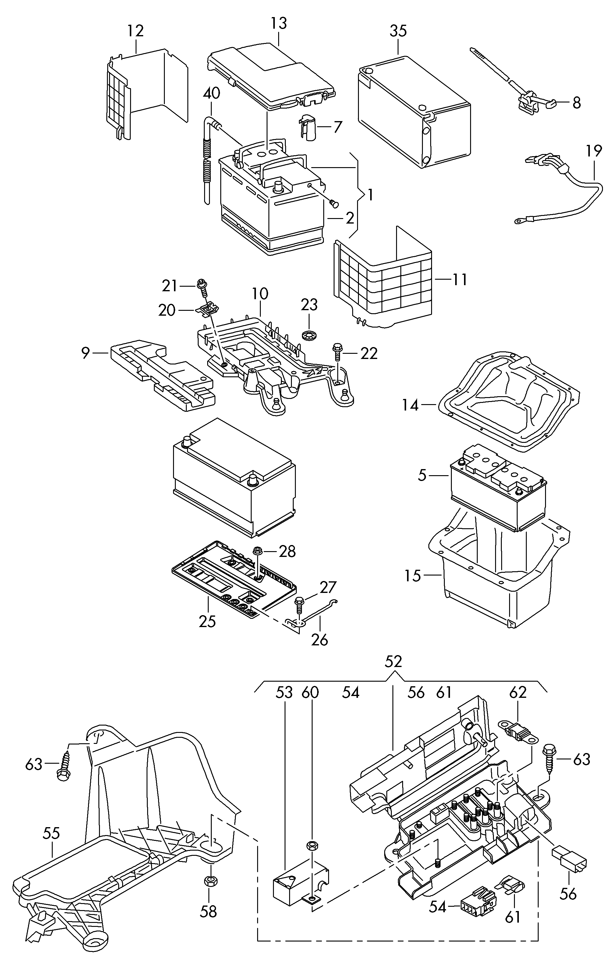 Seat 000 915 105 EC - Startera akumulatoru baterija onlydrive.pro