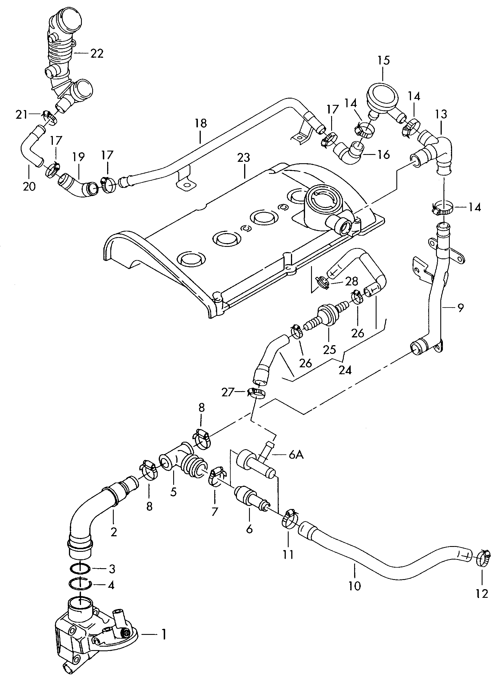 VAG 035103245G - Vārsts, Motora kartera ventilācija onlydrive.pro