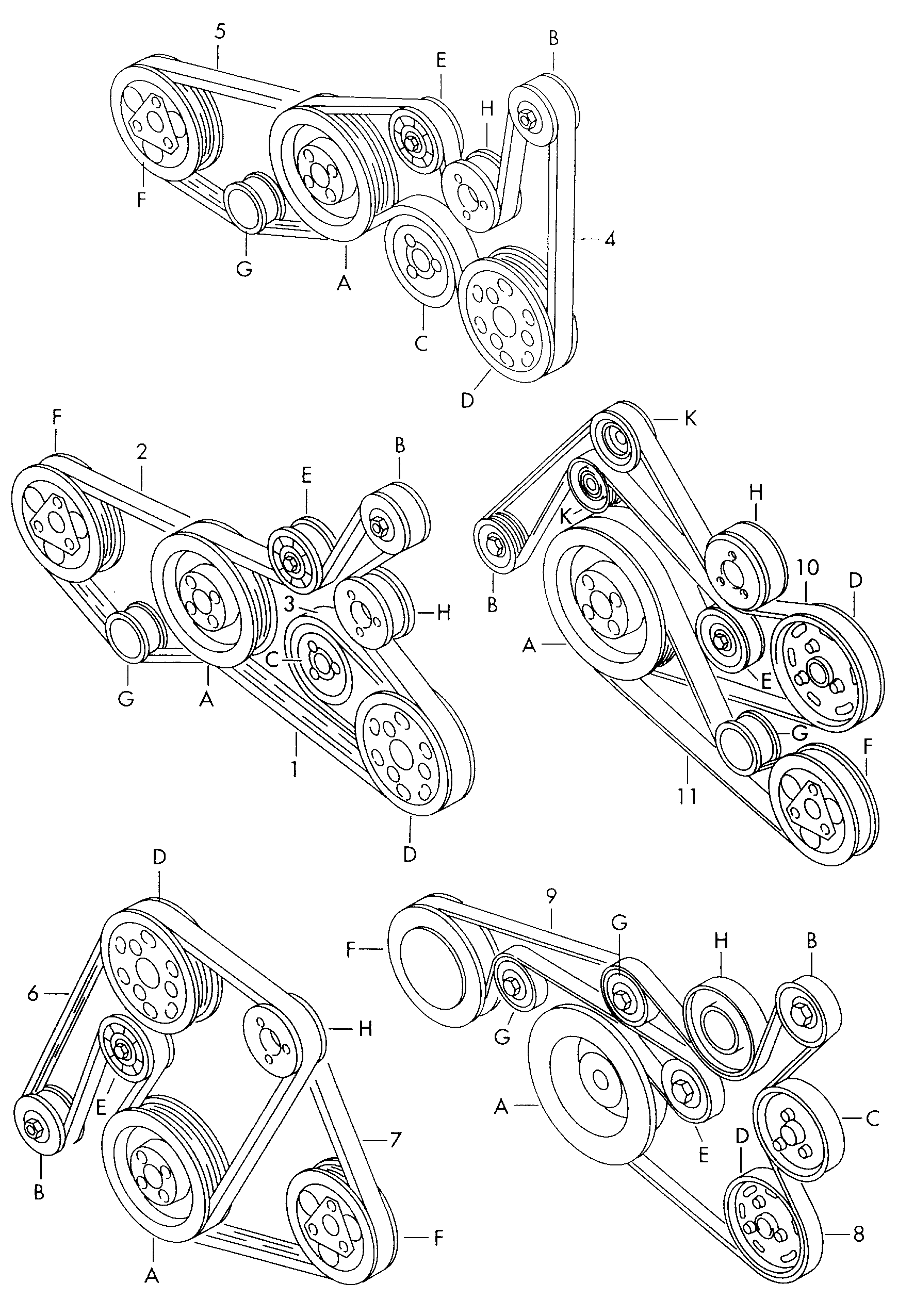 Seat 06B 260 849 B - Поликлиновой ремень onlydrive.pro