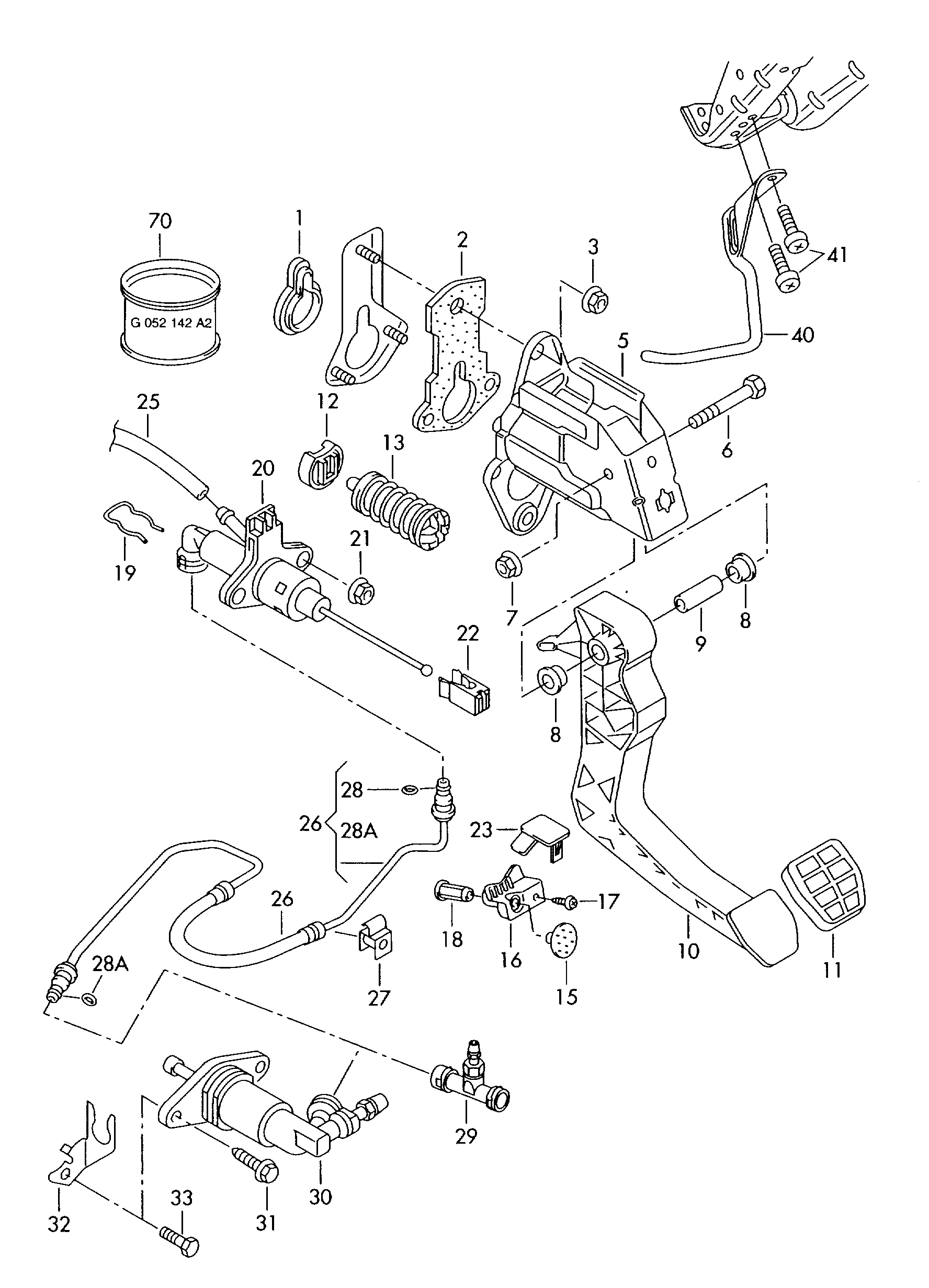 Seat 6Q0 721 388 D - Главный цилиндр, система сцепления onlydrive.pro