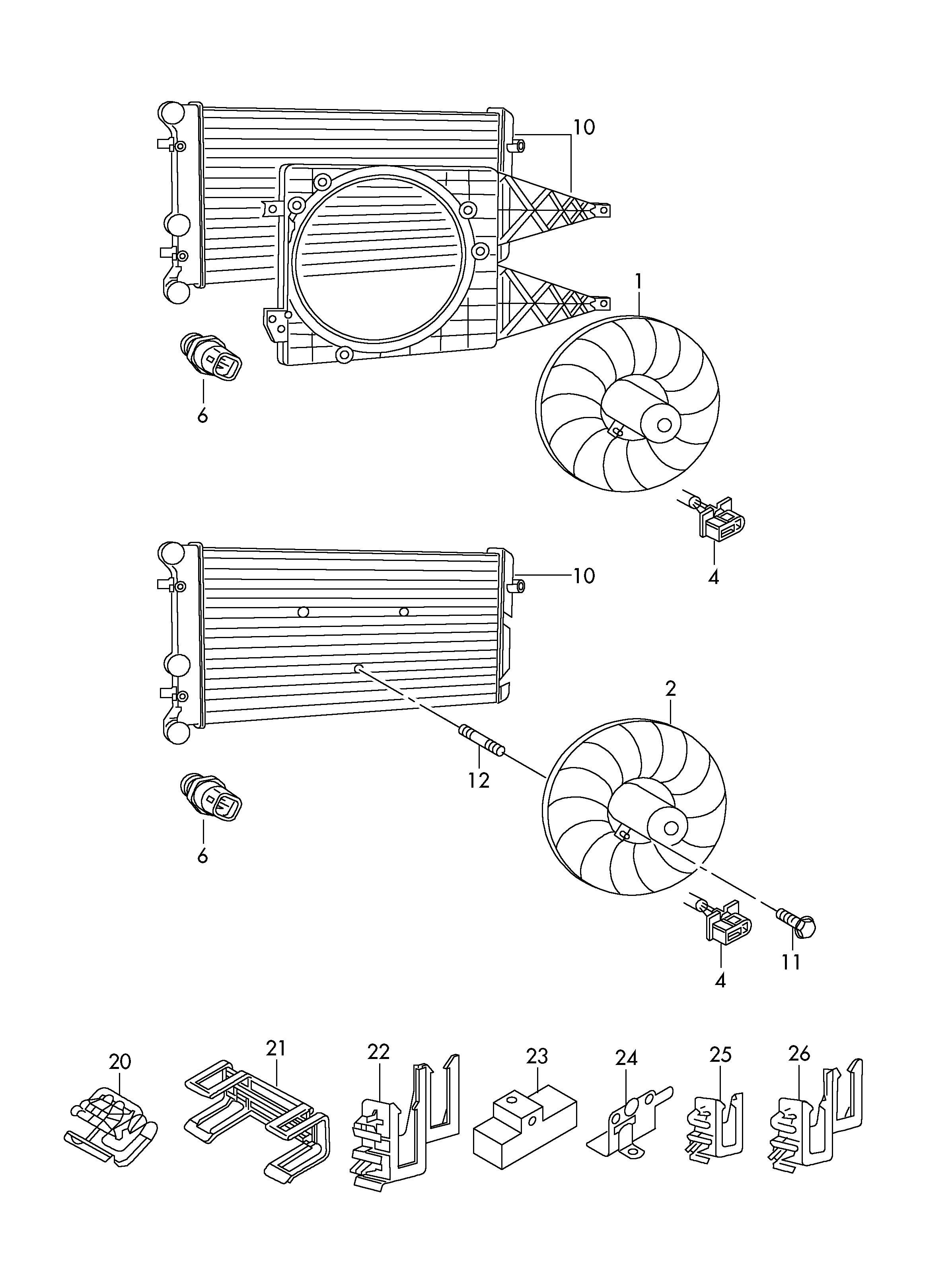 VW 6Q0 959 455 AD - Ventilaator,mootorijahutus onlydrive.pro