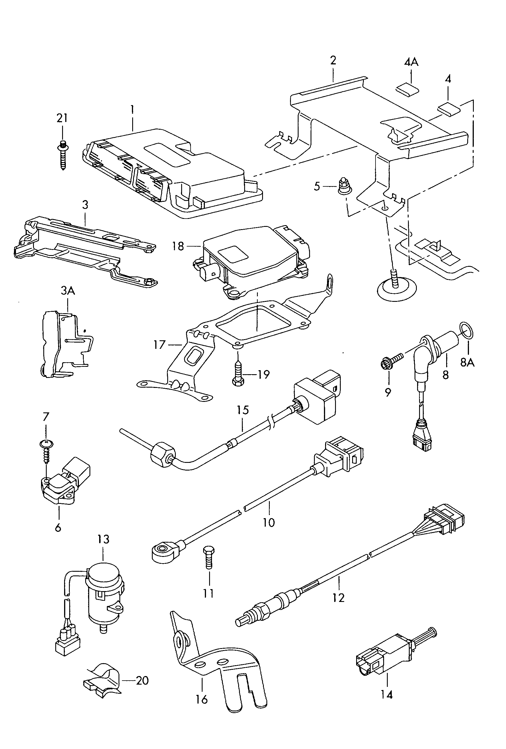 Seat 03C 906 051 F - Sensor, boost pressure onlydrive.pro