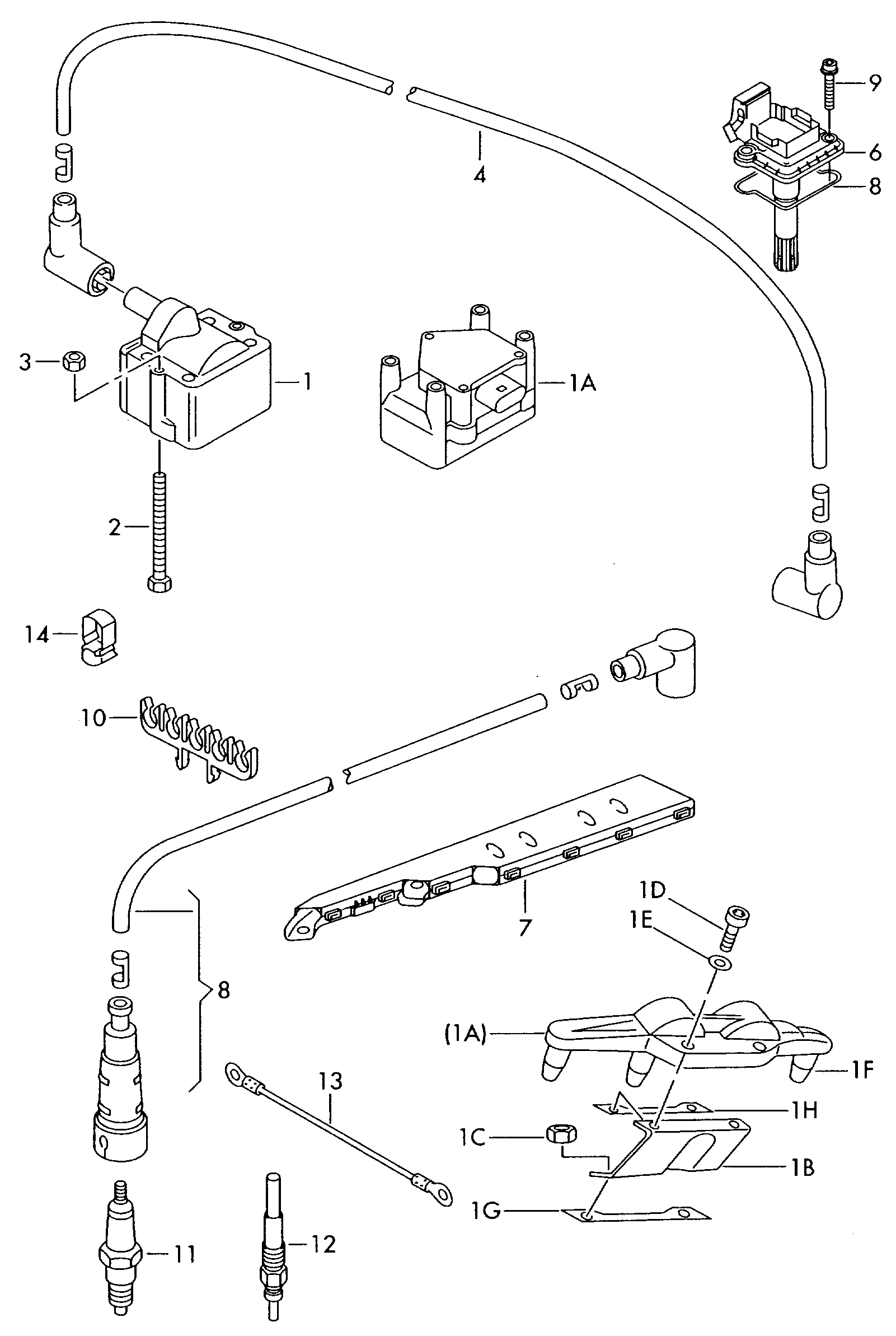 VW 101 905 601 F - Spark Plug onlydrive.pro