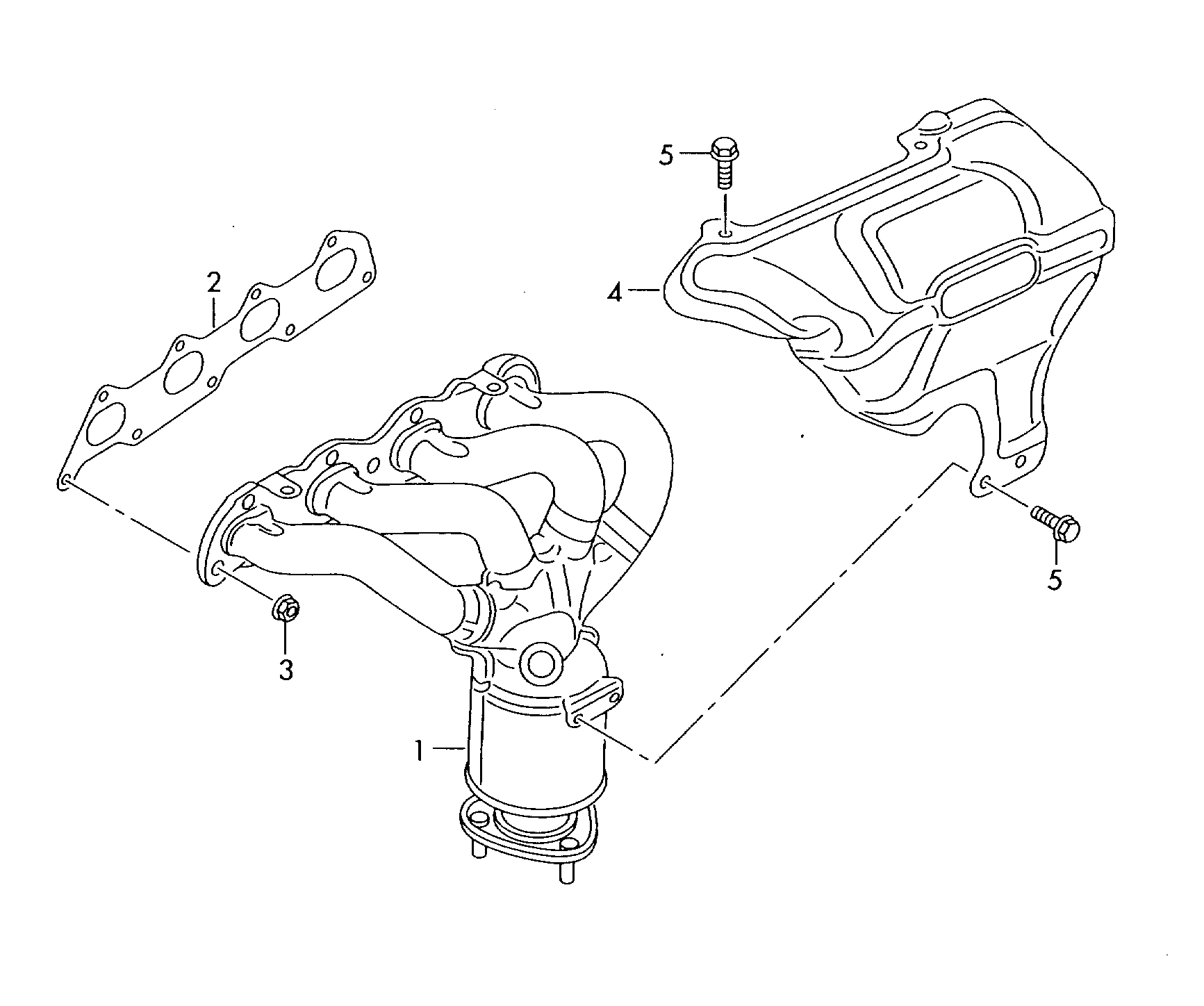 Seat 036 253 039 F - Gasket, exhaust manifold onlydrive.pro