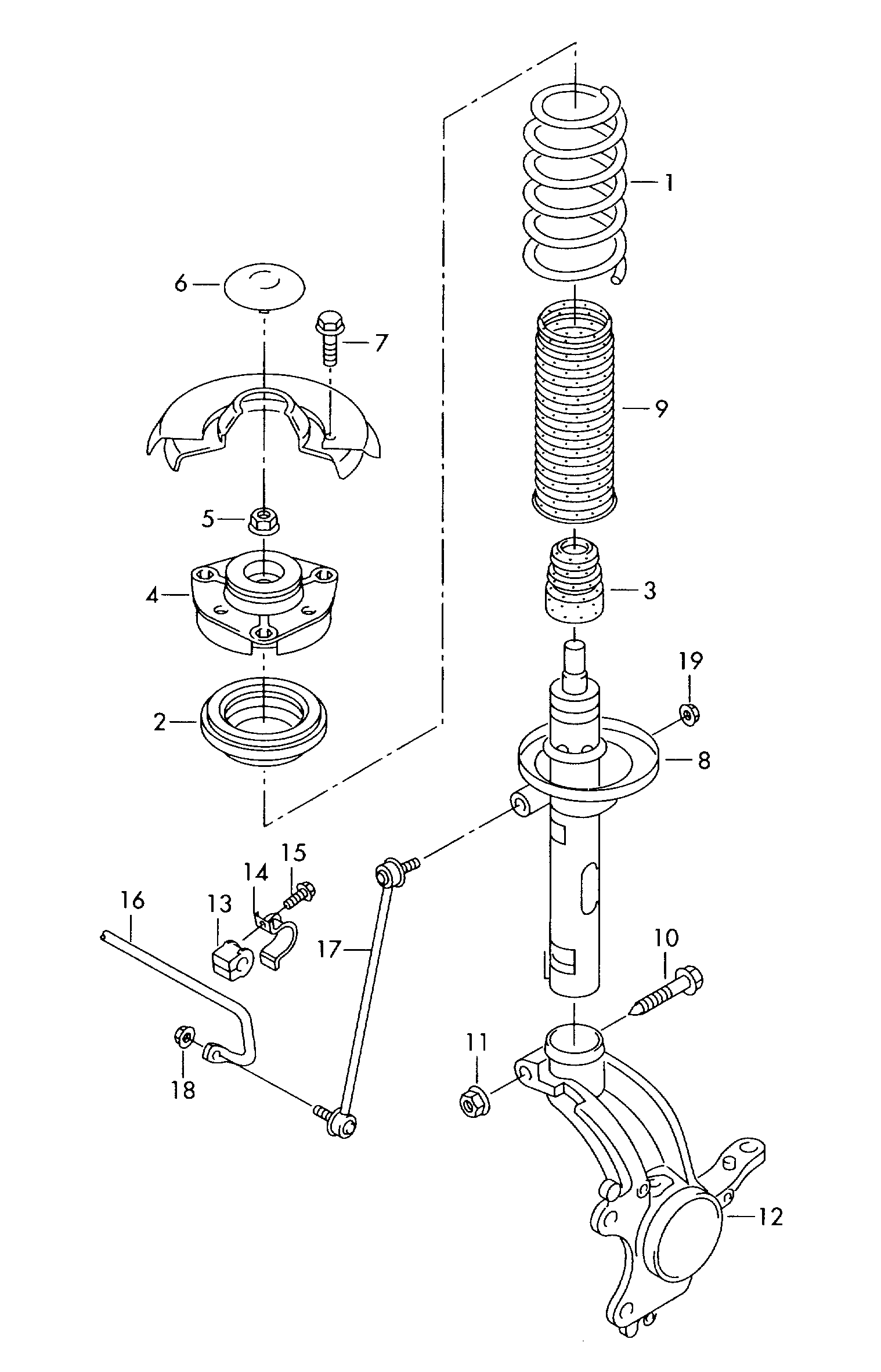 VW 6Q0 411 314 Q - Laagripuks,stabilisaator onlydrive.pro