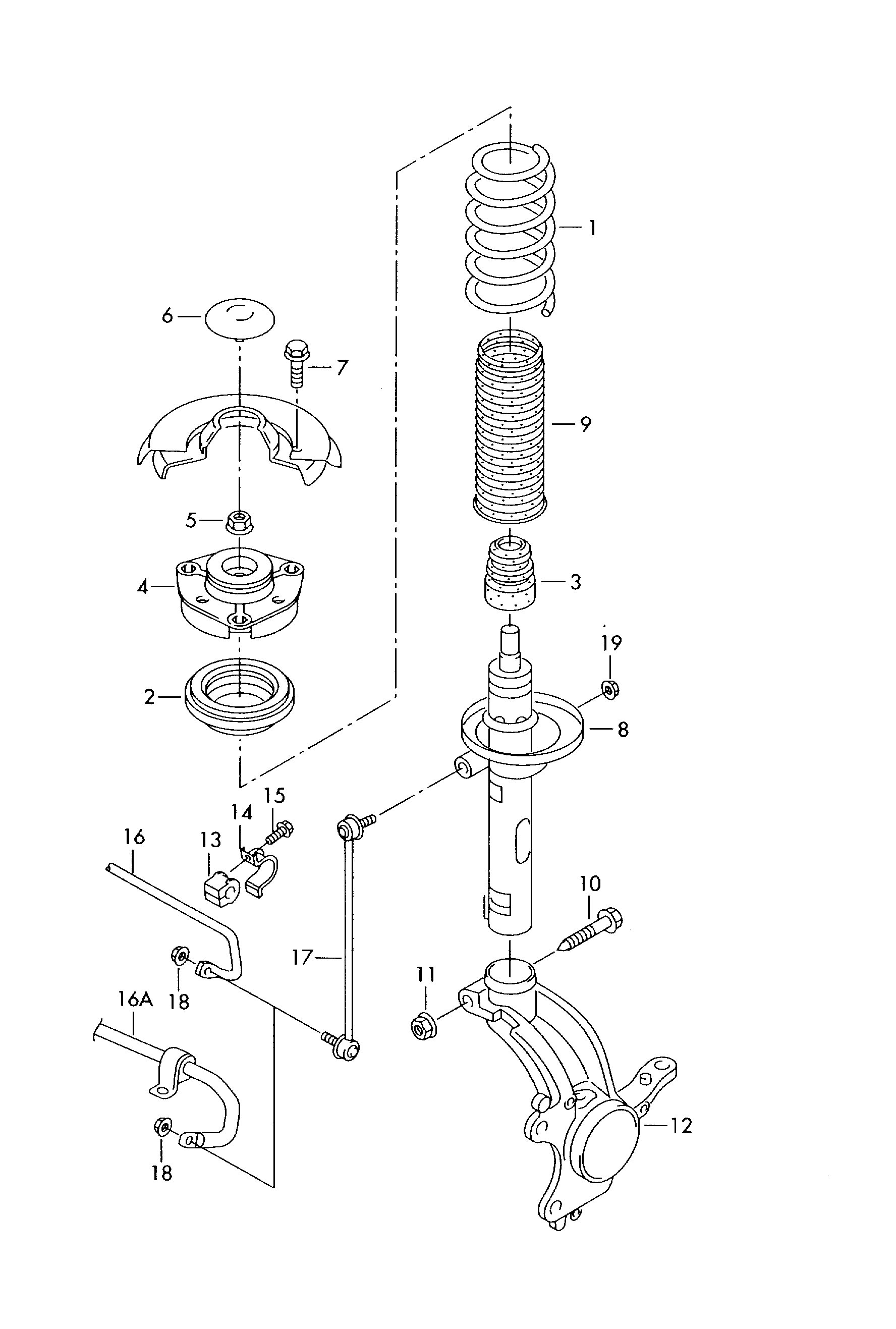 Skoda 6Q0 411 314 R - Laagripuks,stabilisaator onlydrive.pro