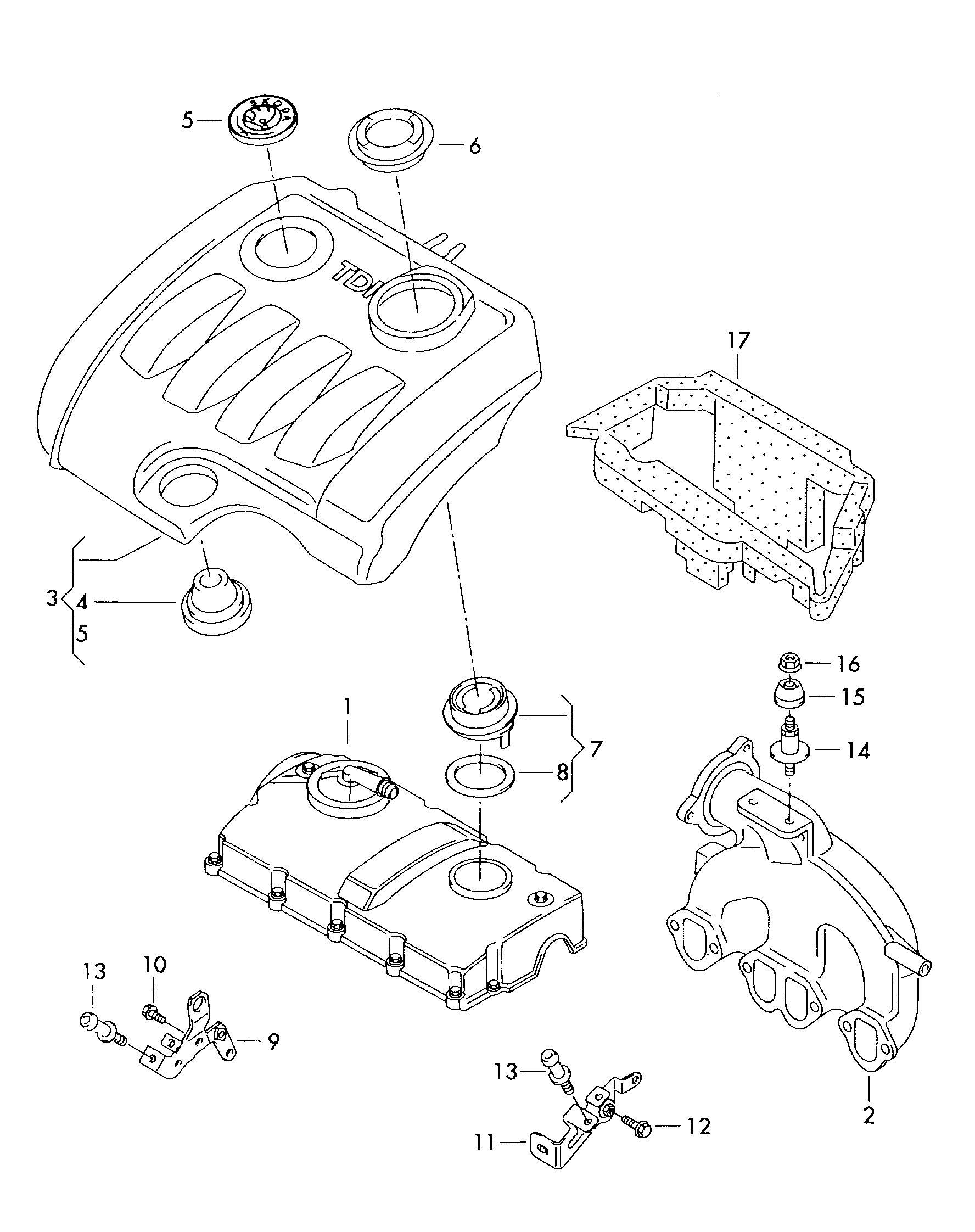 Seat 038103184B - Buferis, Motora vāks onlydrive.pro